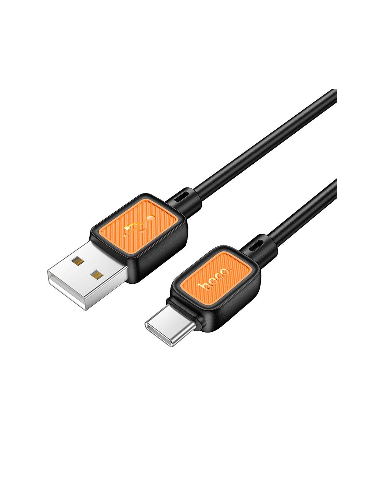 Kabel USB A do USB C Hoco 3A 1 m X108 czarny