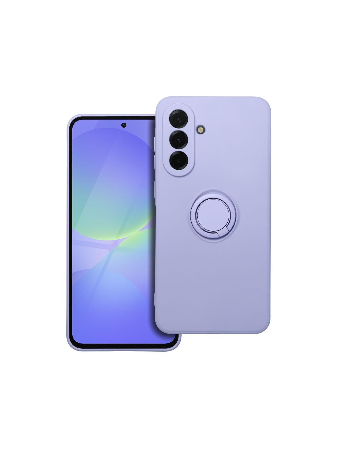 Futerał SILICONE RING do SAMSUNG A36 5G fioletowy