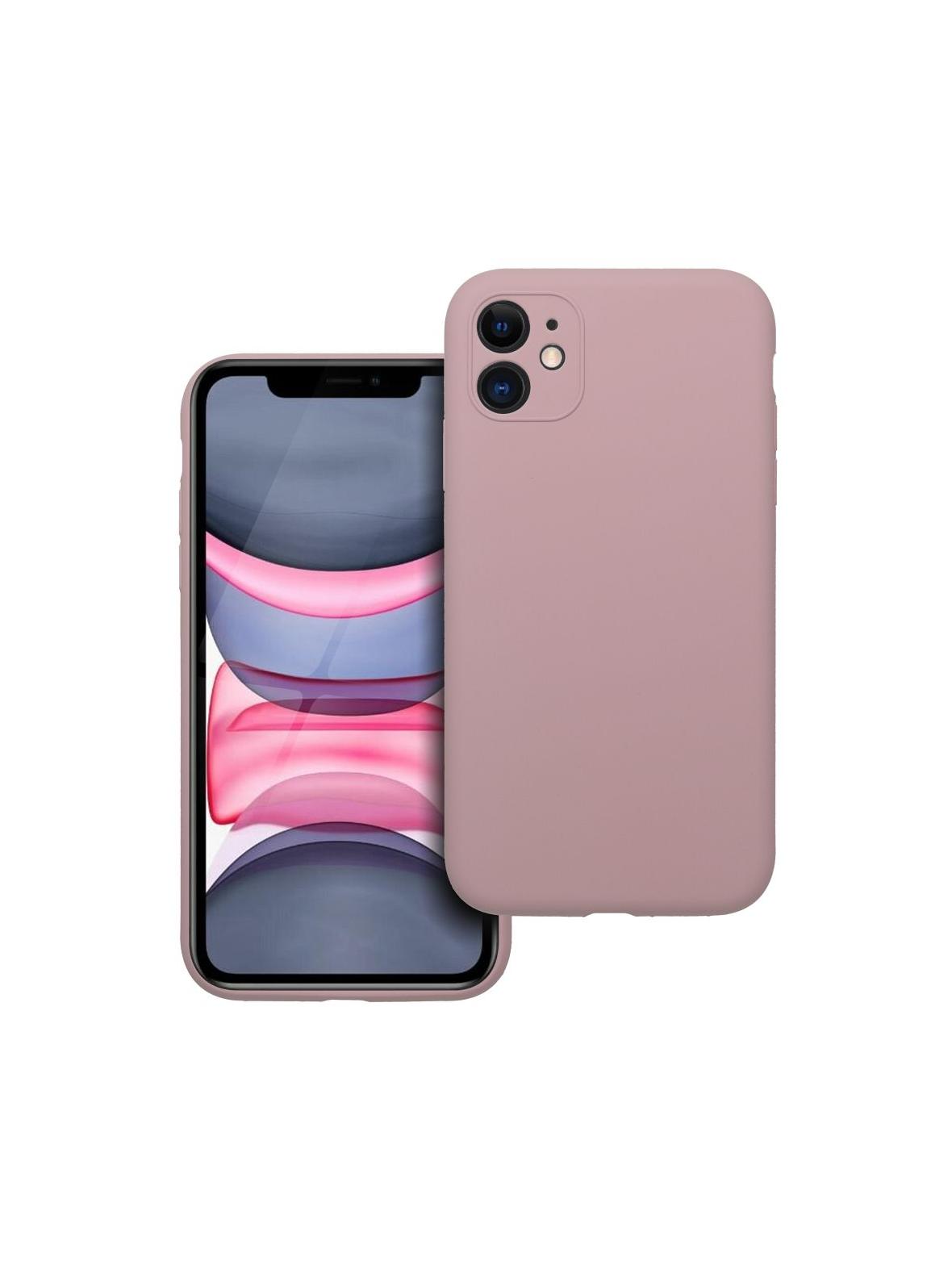 Futerał SILICONE 2mm do IPHONE 11 pudrowy róż