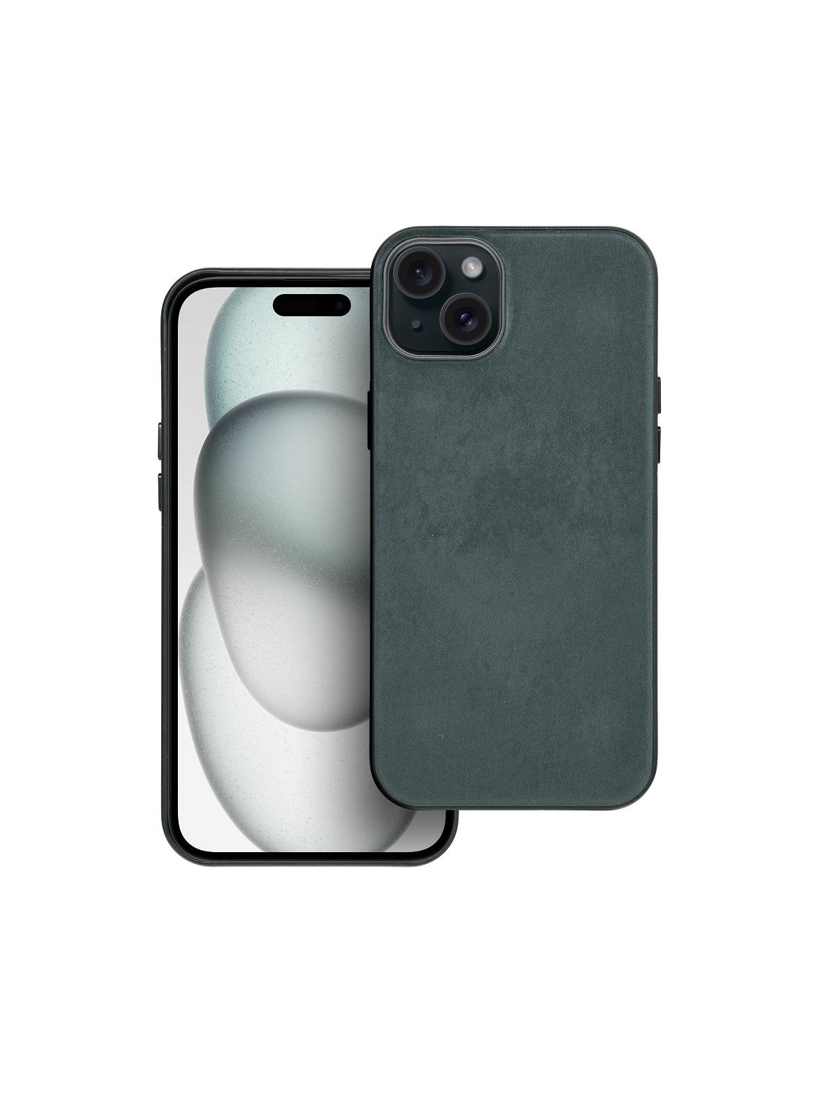 Futerał WOVEN MAG COVER kompatybilny z MagSafe do IPHONE 15 Plus zielony