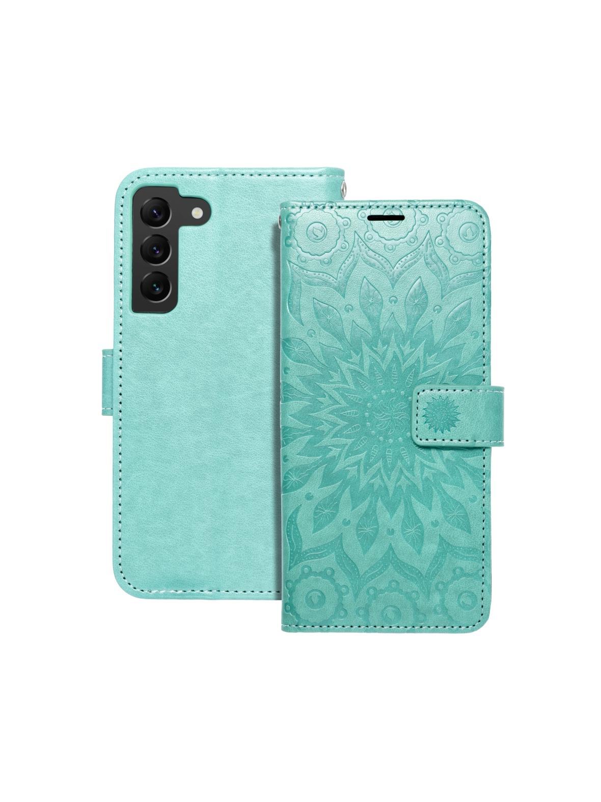 Kabura MEZZO Book do SAMSUNG S22 mandala zielony