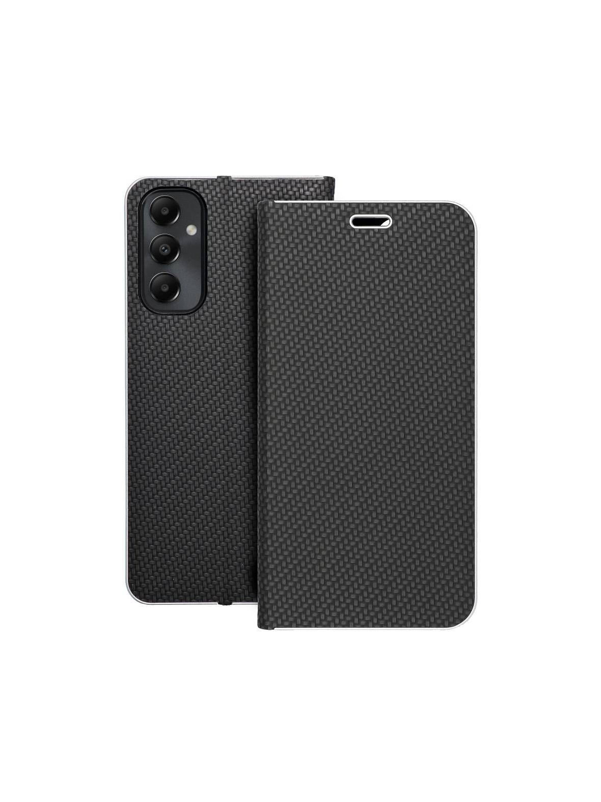 Kabura LUNA Book Carbon do SAMSUNG A05s czarny
