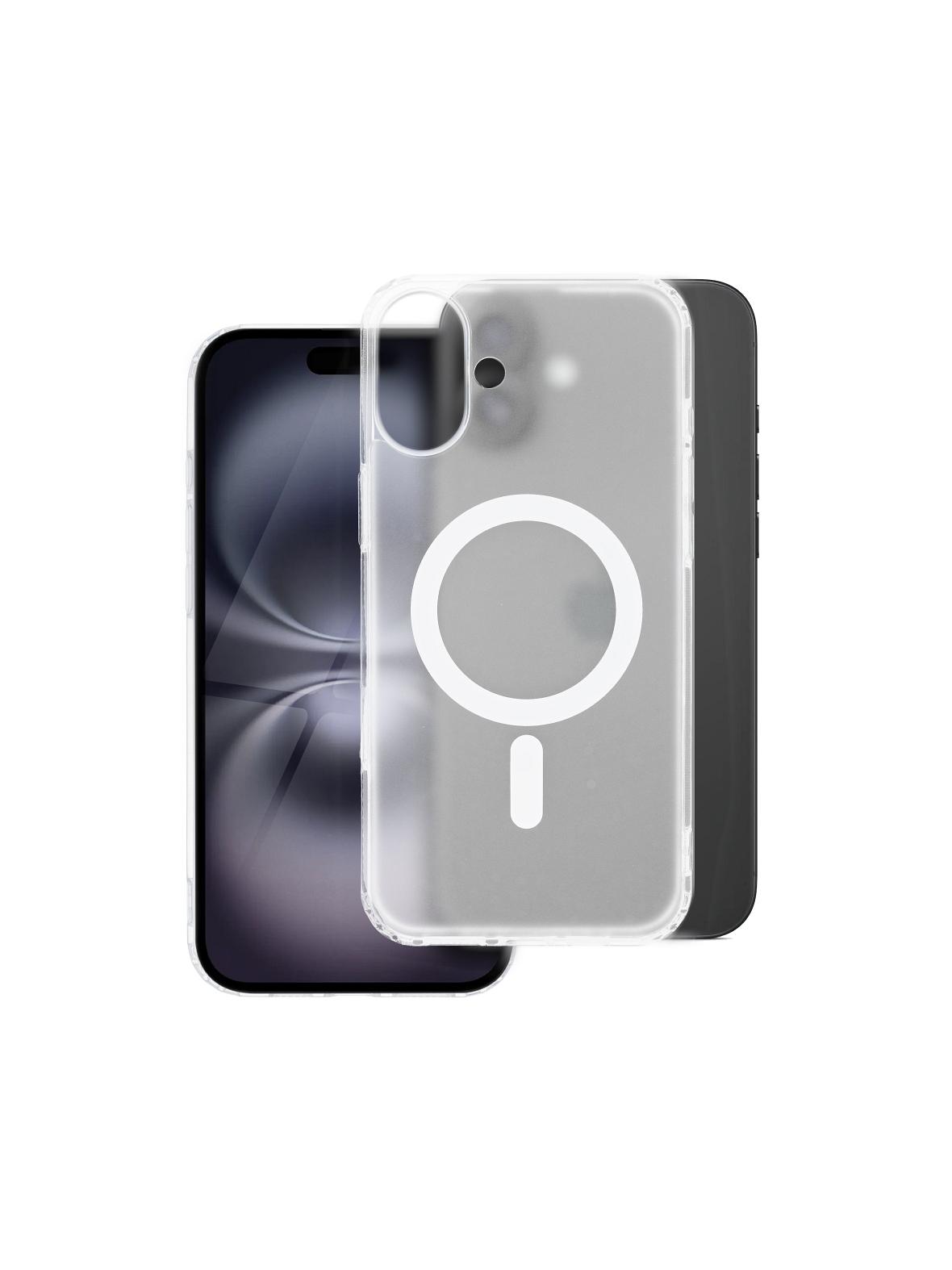 Futerał FROST MAG COVER kompatybilny z MagSafe do SAMSUNG S24 transparentny