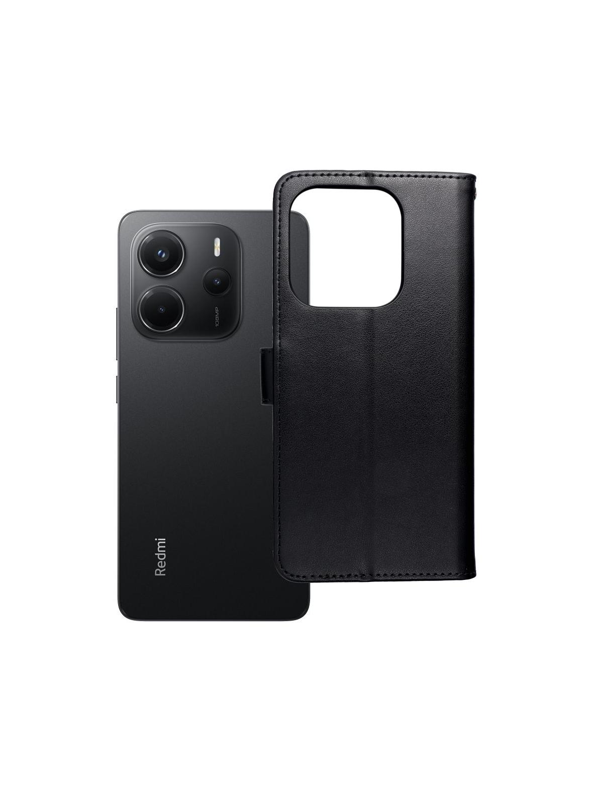 Kabura MEZZO Book do XIAOMI Redmi Note 14 4G (GLOBAL - 164,84mm x 78,15mm x 8,16mm) teddy bear czarny