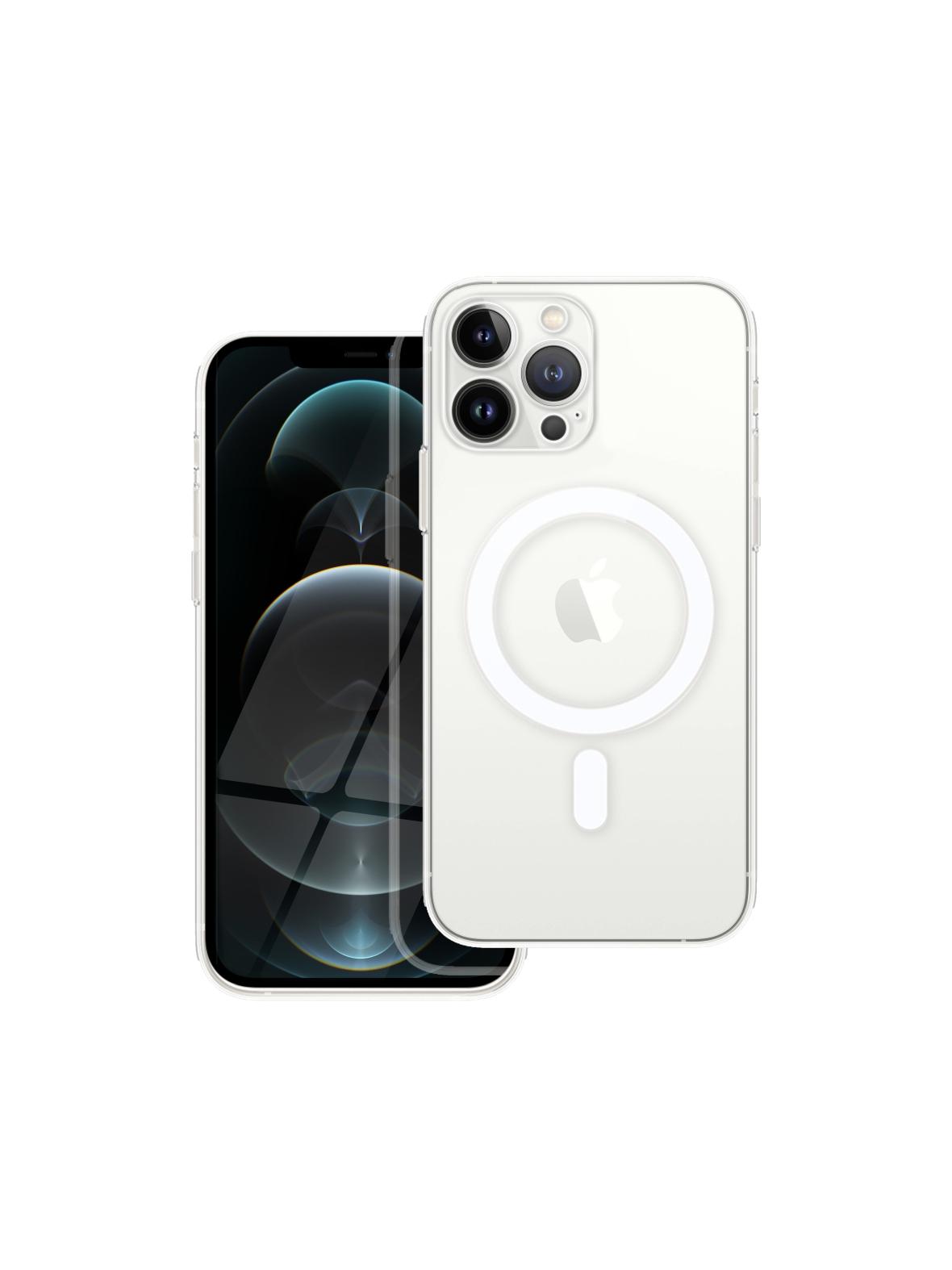 Futerał CLEAR MAG COVER z ochroną aparatu kompatybilny z MagSafe do IPHONE 12 Pro Max transparentny