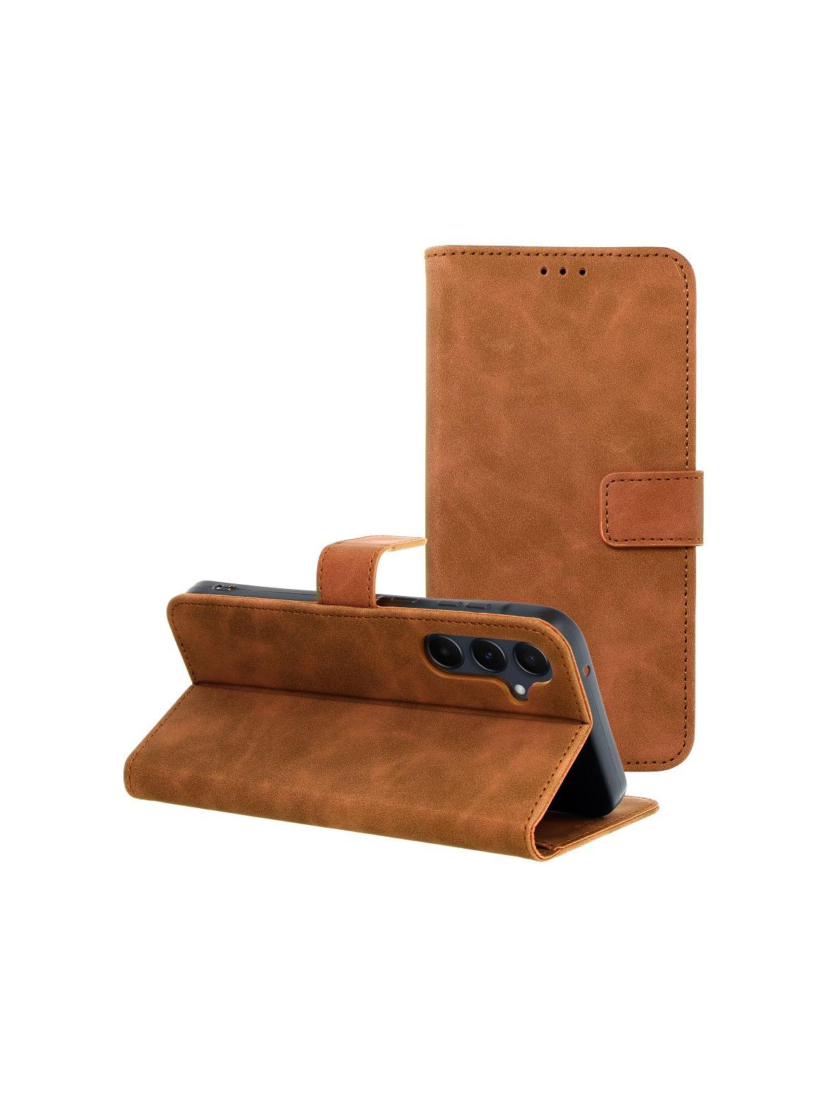 Kabura TENDER Book do SAMSUNG A55 5G brązowy