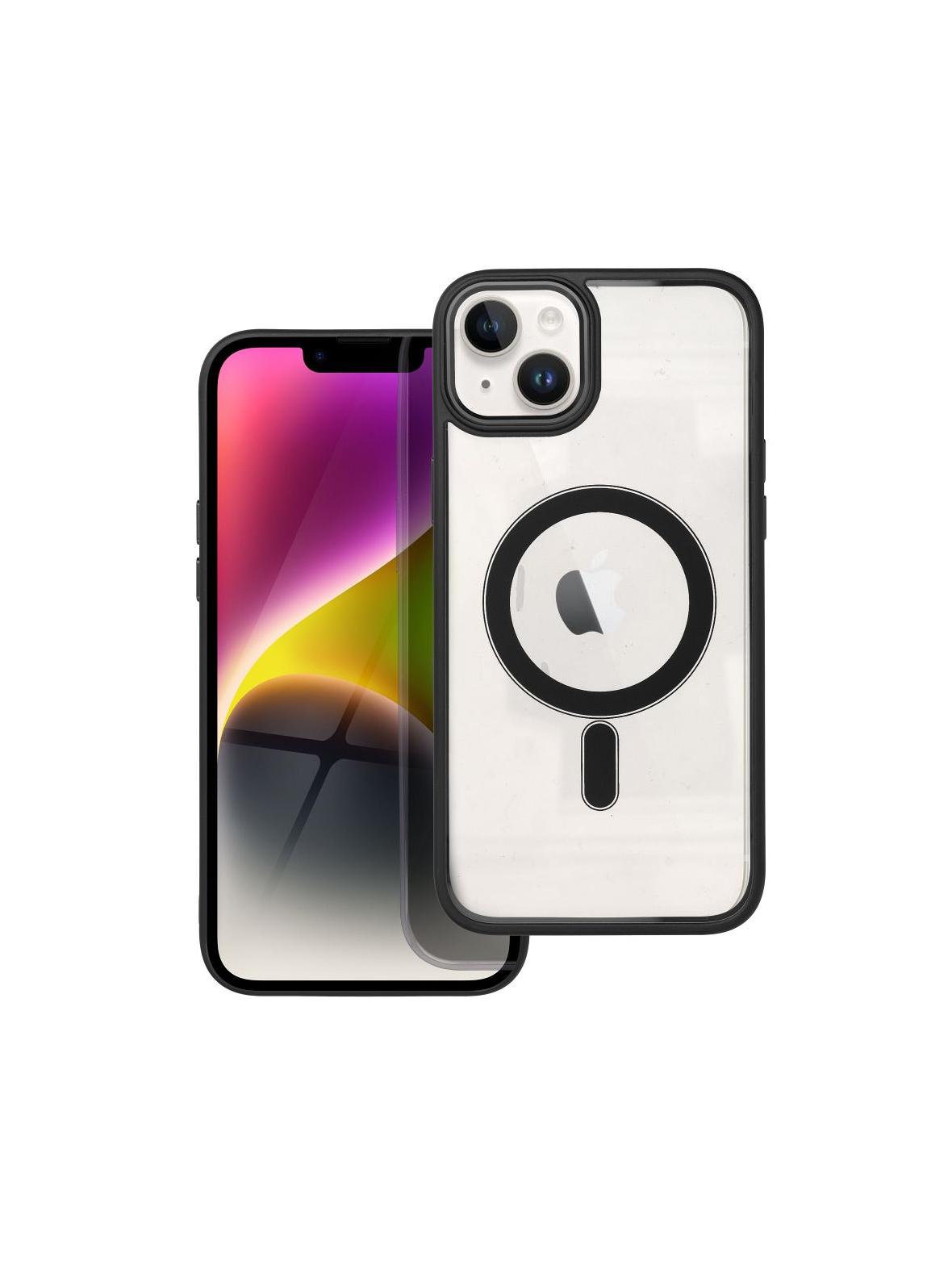 Futerał COLOR EDGE MAG COVER kompatybilny z MagSafe do IPHONE 14 Plus czarny