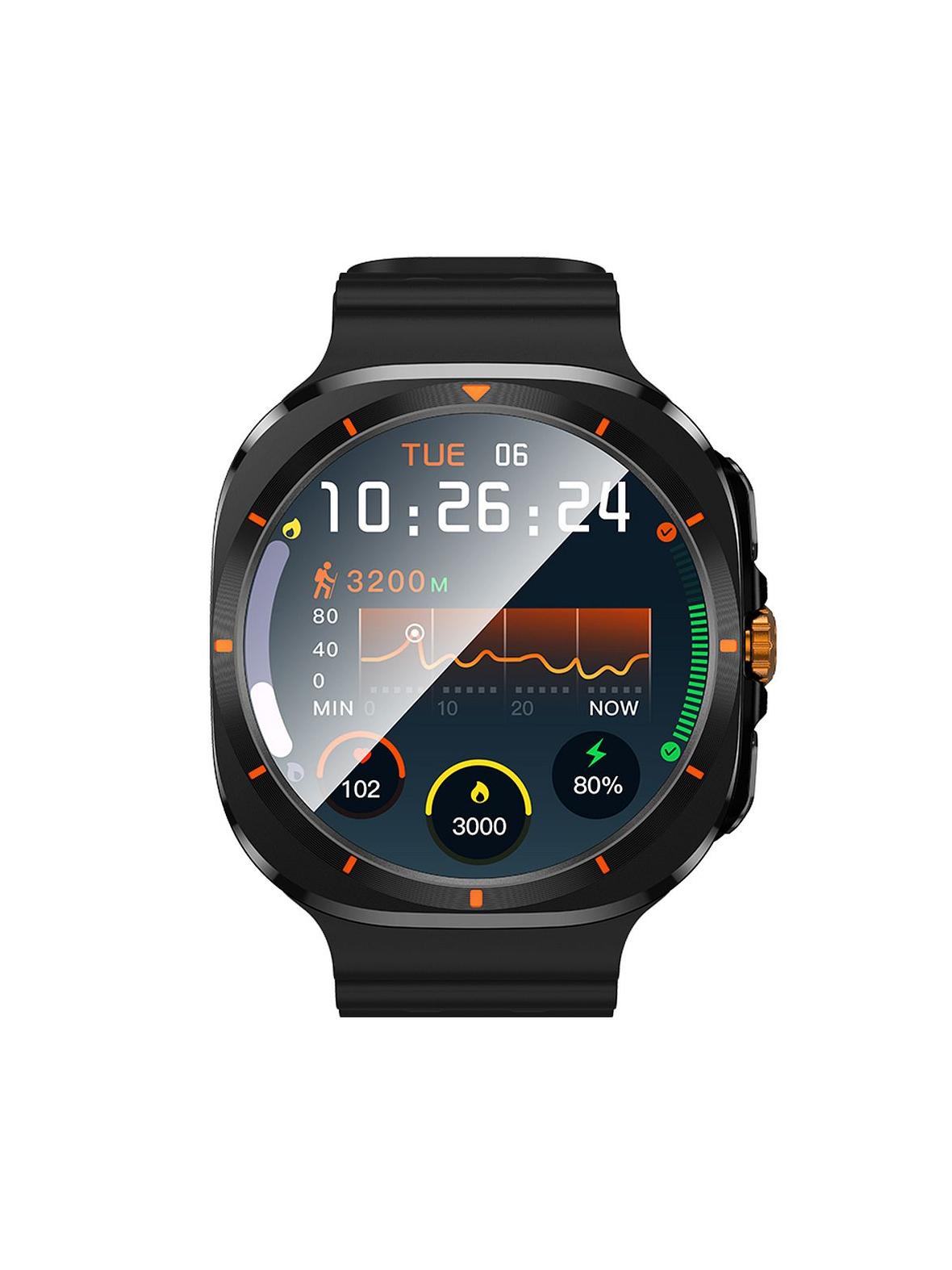 Smartwatch Hoco 1,5" TFT GPS z funkcją rozmowy Y29 czarny