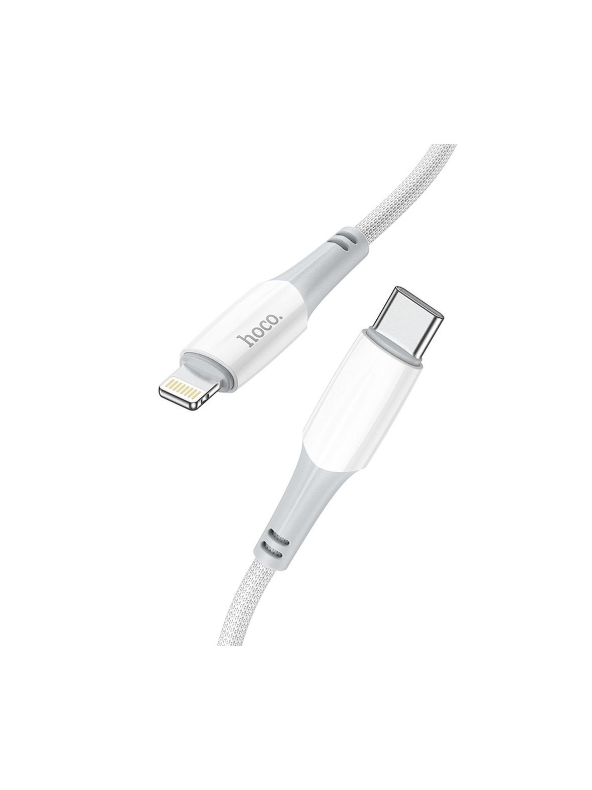 Kabel USB C do Lightning Hoco PD 3A 20W 1 m X70 biały