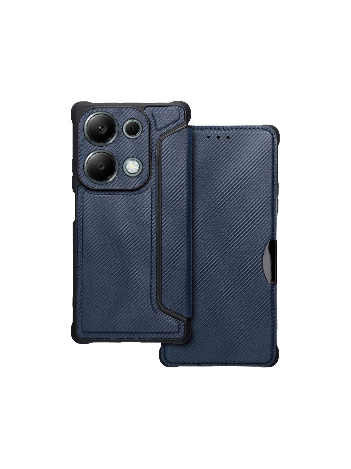 Kabura RAZOR Book do XIAOMI Redmi Note 13 Pro 4G / POCO M6 Pro 4G niebieski