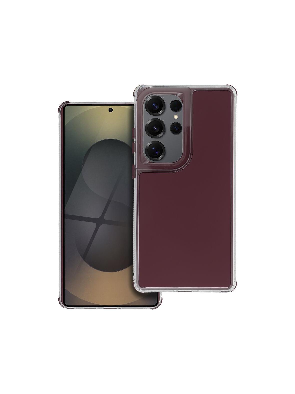 Futerał MATRIX do SAMSUNG S25 Ultra purpurowy