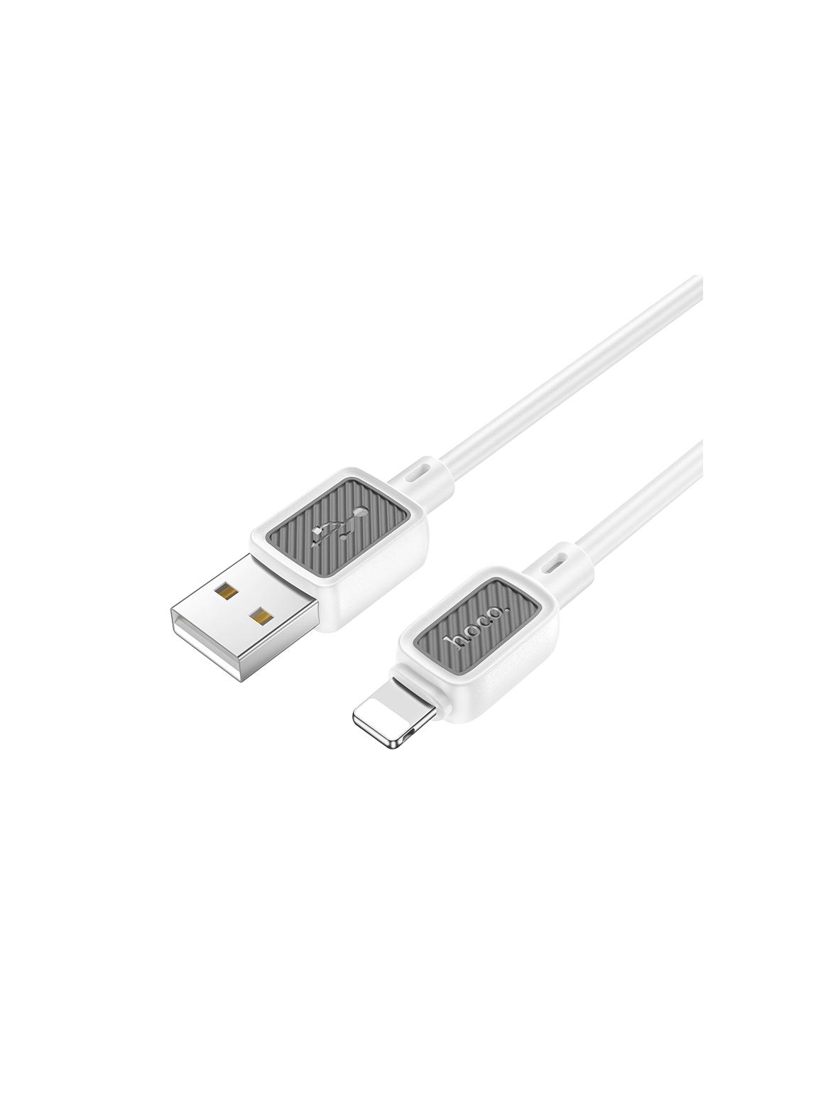 Kabel USB A do Lightning Hoco 2,4A 1 m X108 biały