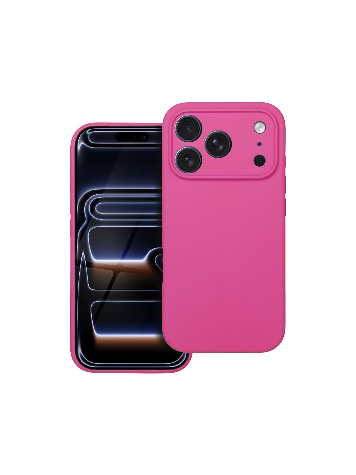 Futerał SILICONE 2mm do IPHONE 17 Pro róż