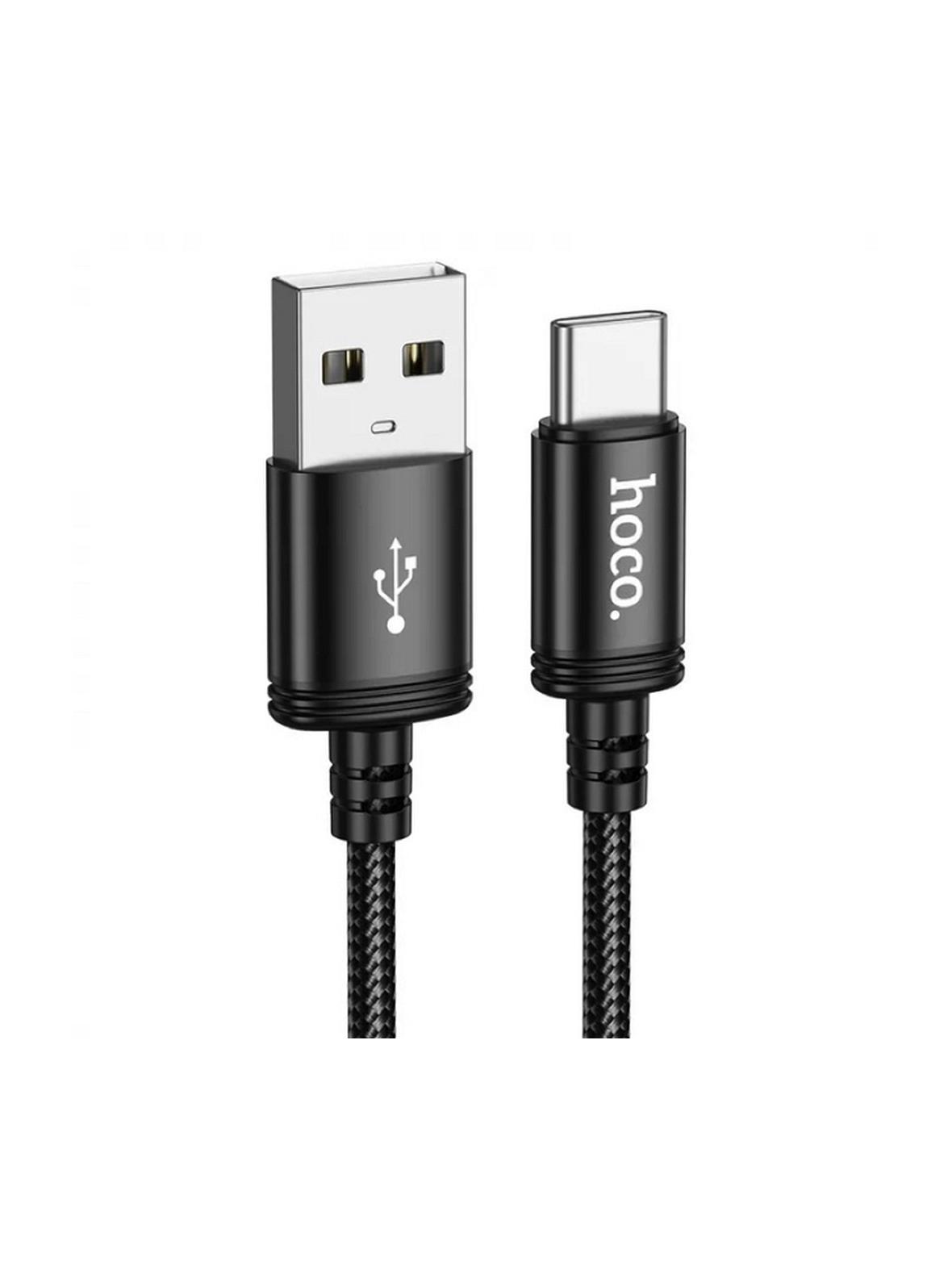 Kabel USB A do USB C Hoco 3A 3 m X91 czarny