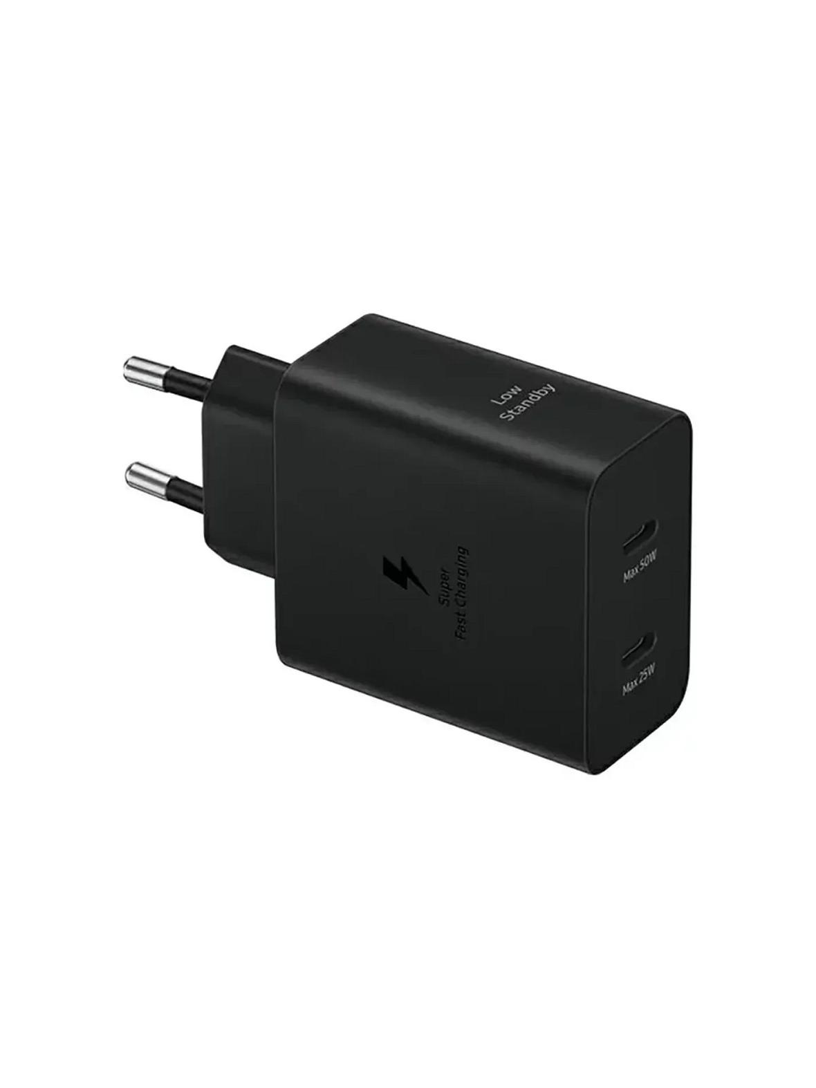 SAMSUNG oryginalna ładowarka sieciowa Typ C + kabel Typ C do Typ C PD 3A 50W EP-T5020XBEGEU czarna blister