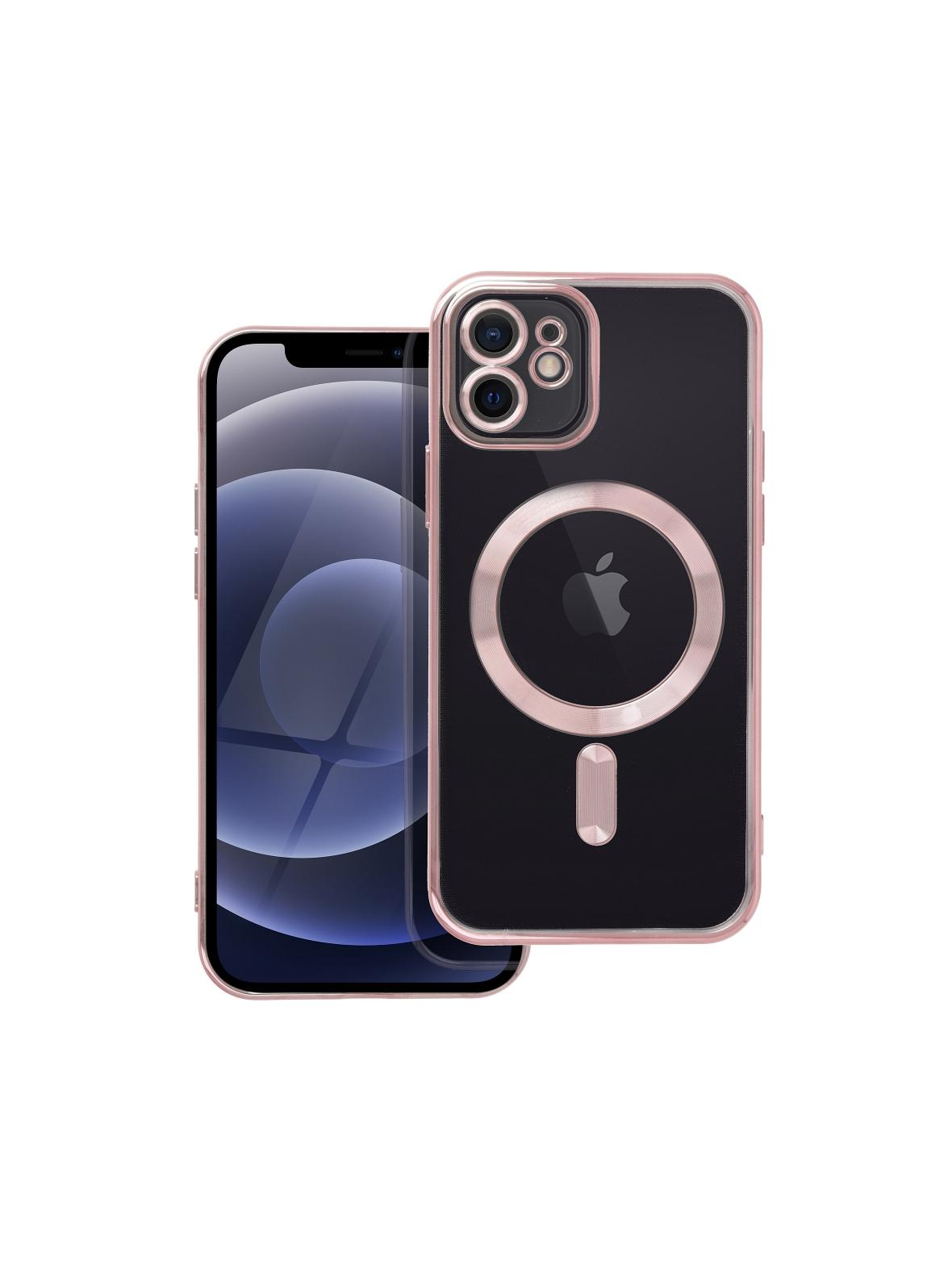 Futerał ELECTRO MAG COVER kompatybilny z MagSafe do IPHONE 12 złoty róż