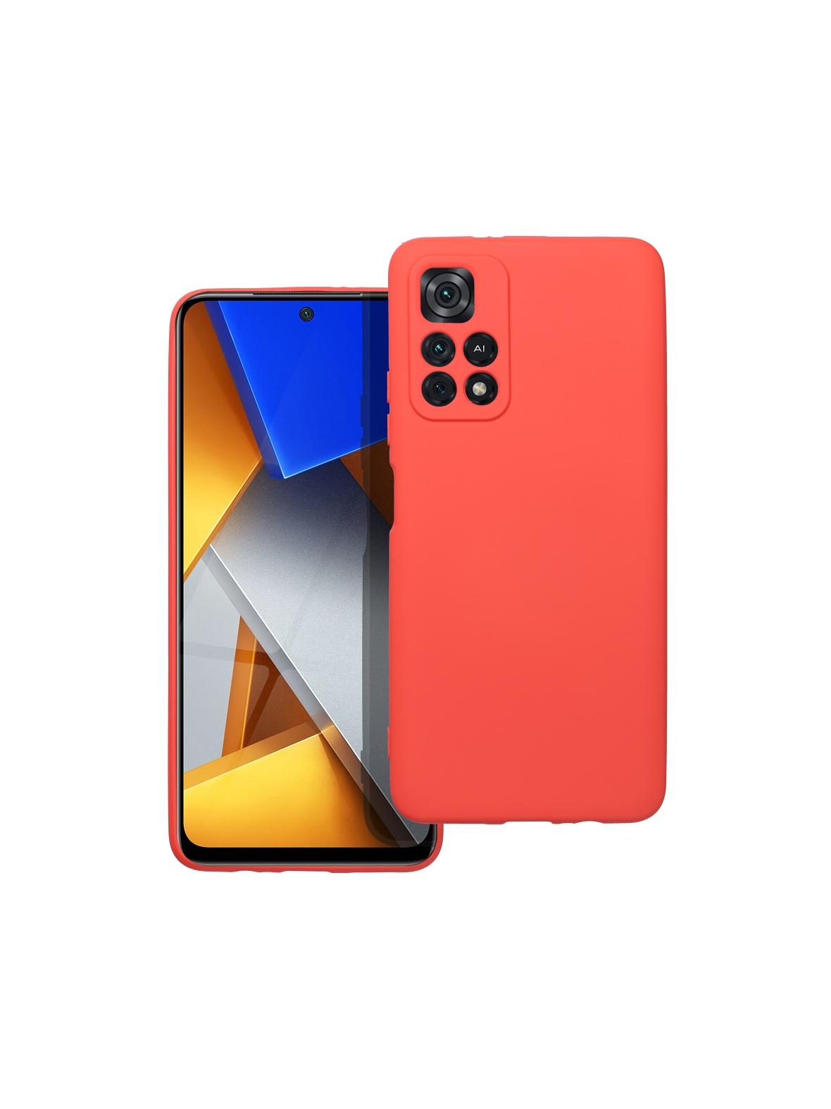Futerał SILICONE do XIAOMI POCO M4 Pro 5G / Redmi Note 11T 5G / Redmi Note 11S 5G brzoskwiniowy