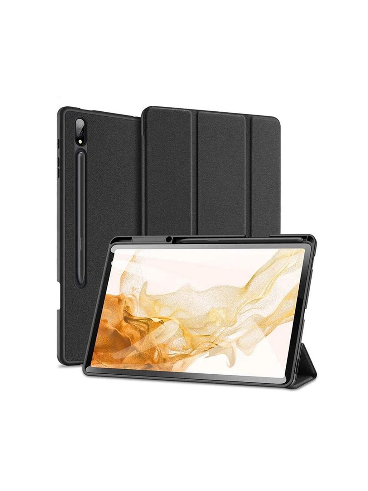 DUX DUCIS etui DOMO składane z miejscem na rysik do SAMSUNG Tab S8 Ultra (X900/X906) czarne