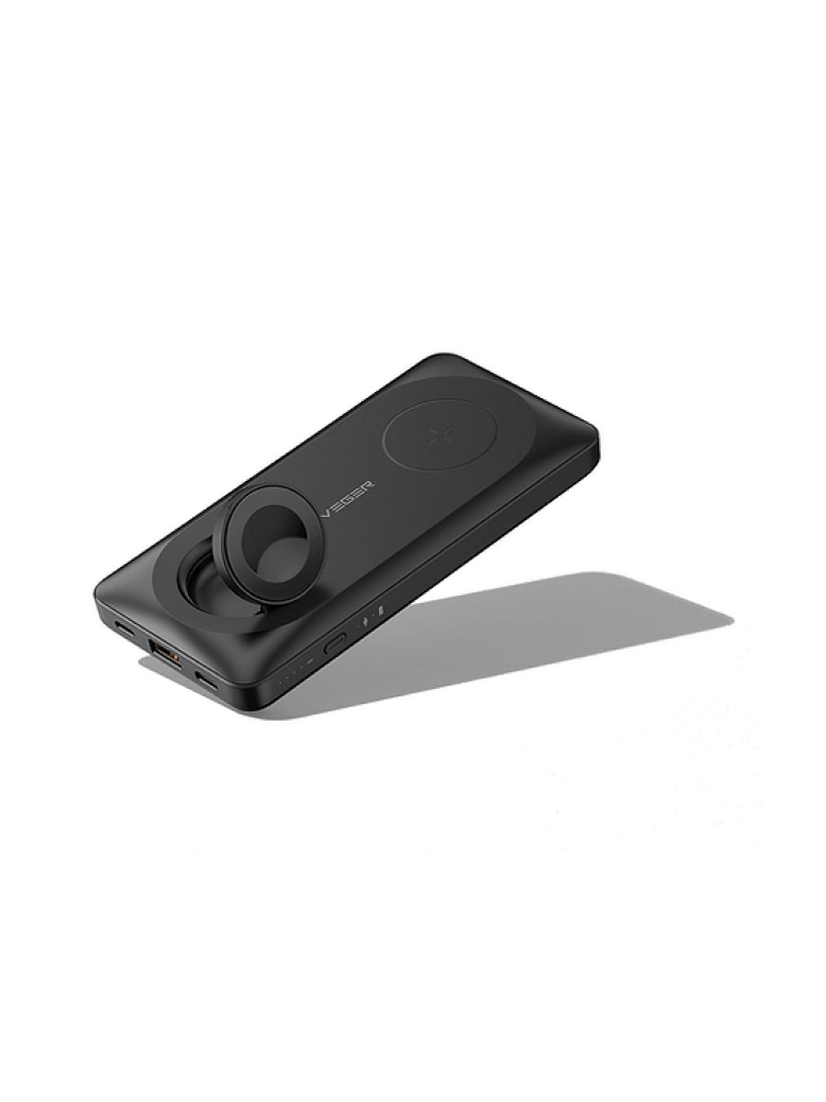 Powerbank zgodny z Magsafe Veger MagMulti (W1156) PD QC3.0 3A 22,5W 10000 mAh z ładowaniem indukcyjnym czarny