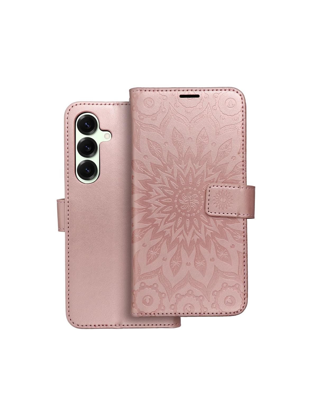 Kabura MEZZO Book do SAMSUNG S25 Plus mandala złoty róż
