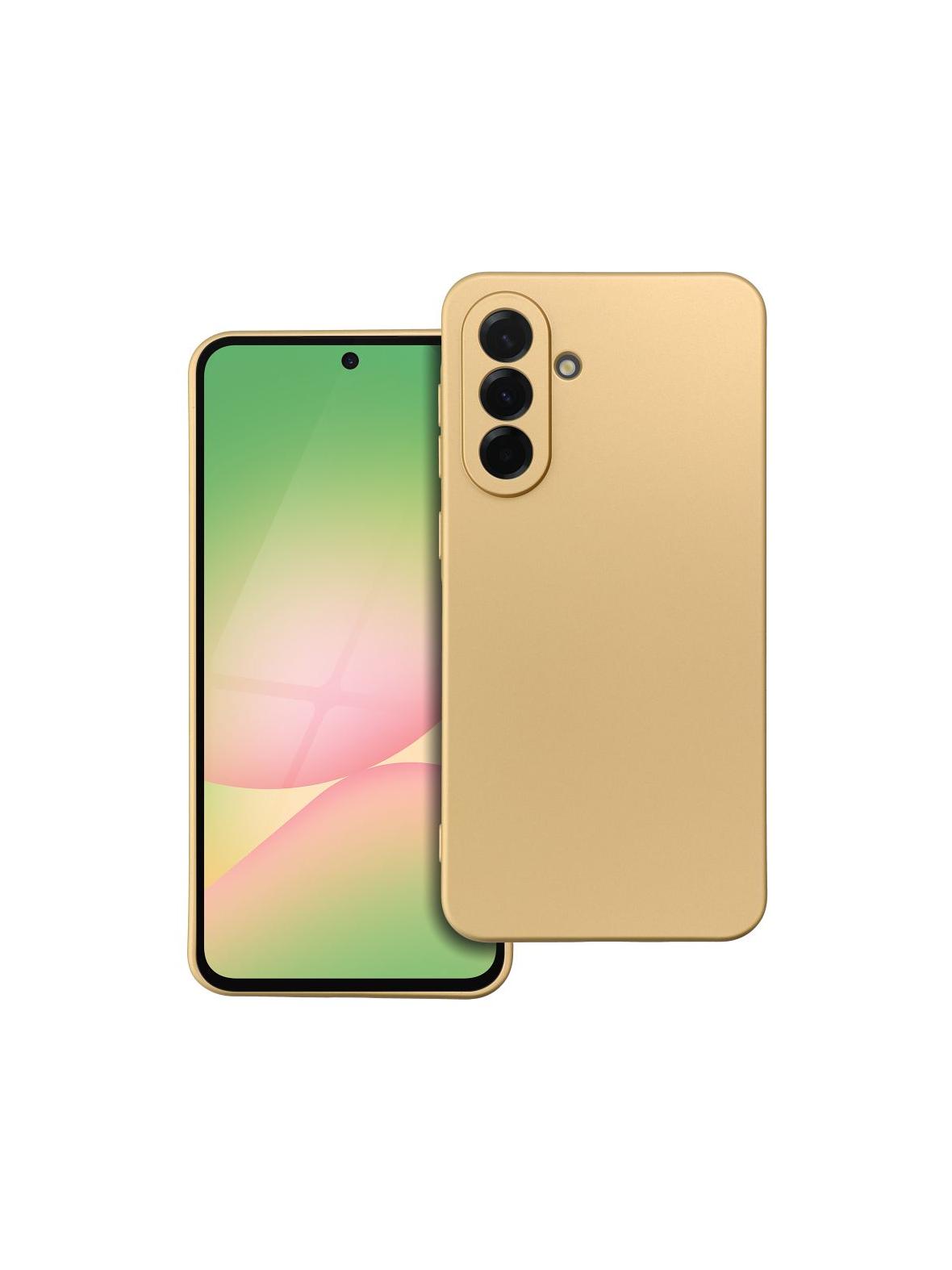 Futerał METALLIC do SAMSUNG A56 5G złoty