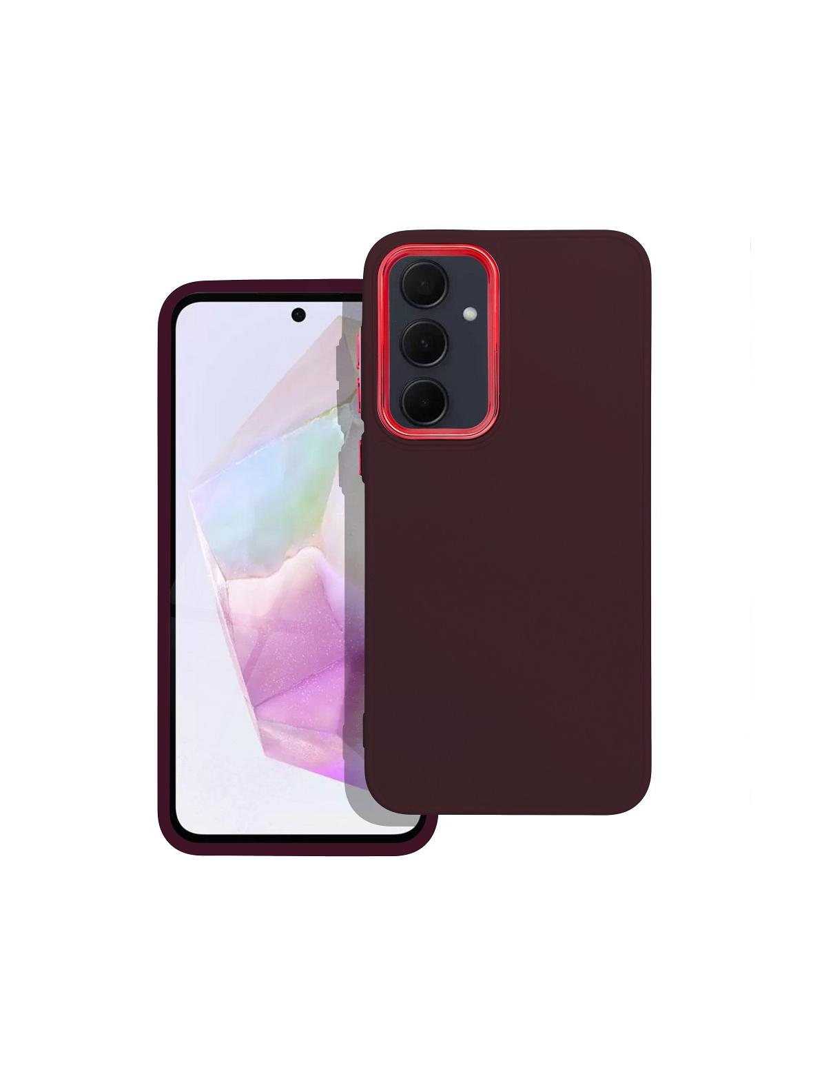 Futerał FRAME do SAMSUNG A35 5G fioletowy