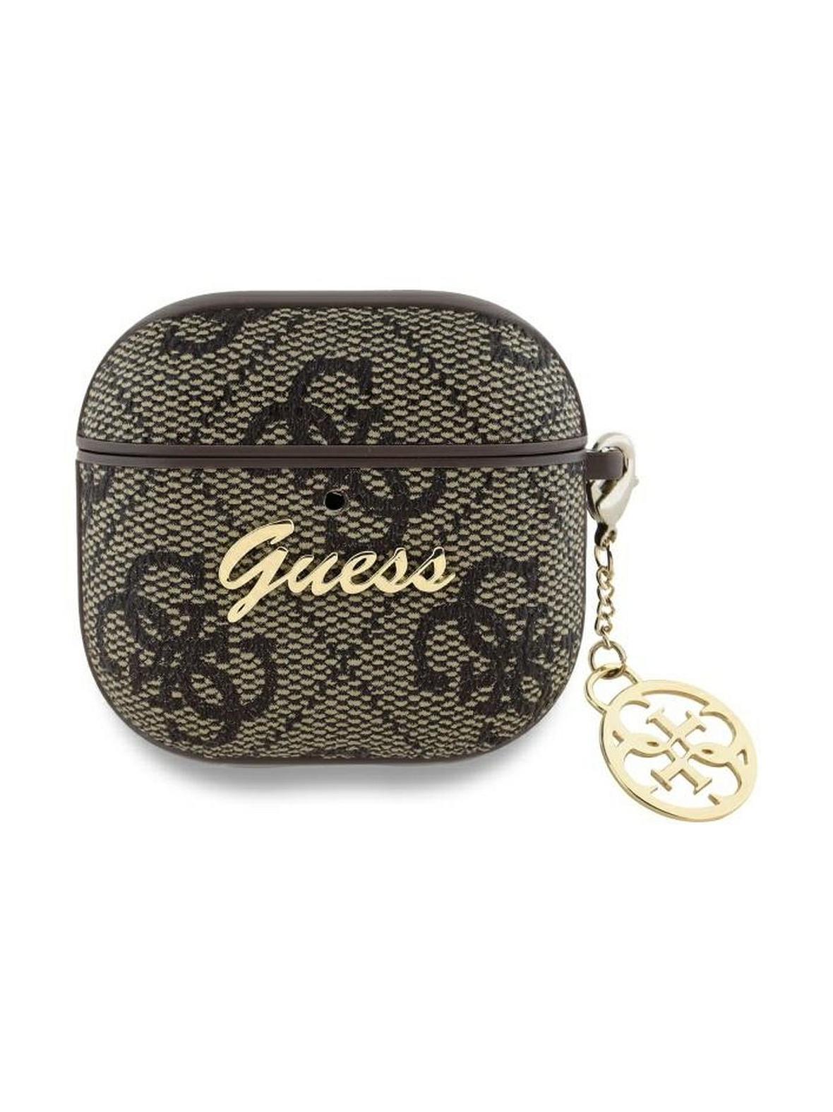 GUESS futerał do APPLE AirPods 4 GUA4G4GSMW (PU 4G W / Charm) brązowy
