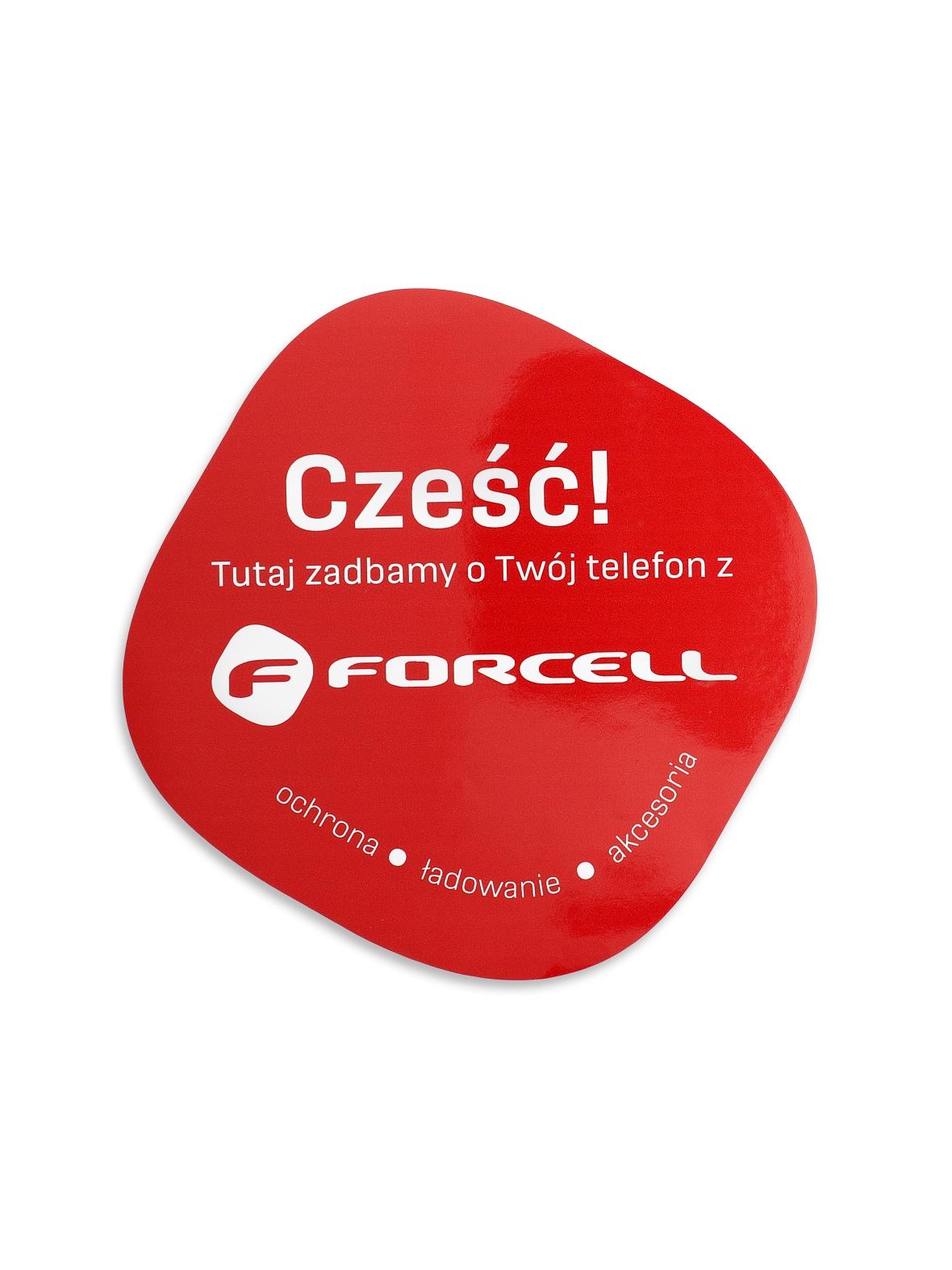 Naklejka na szybę Forcell