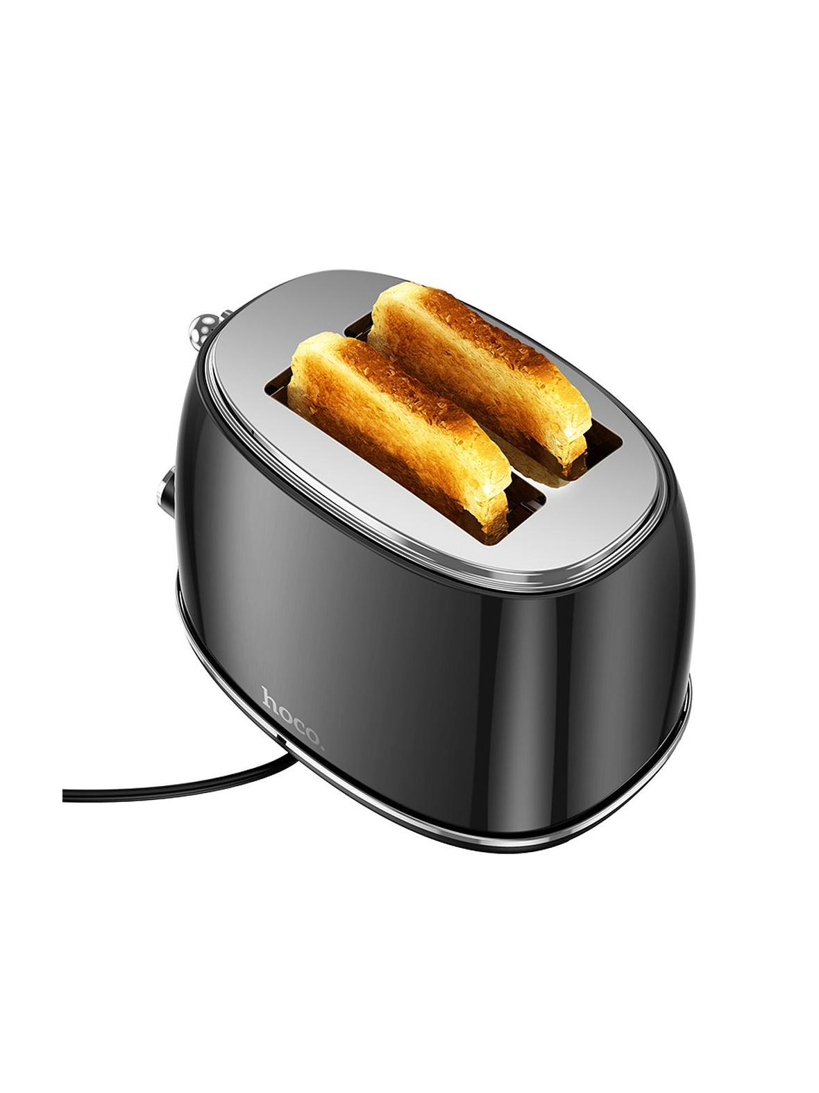 Toster Hoco w stylu Retro 850W HE50 czarny