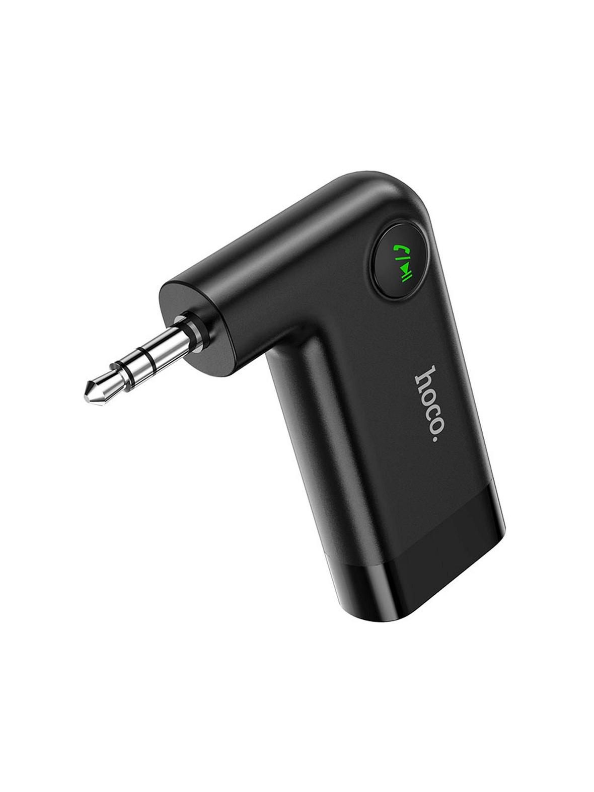Bezprzewodowy odbiornik samochodowy Hoco AUX E53 czarny