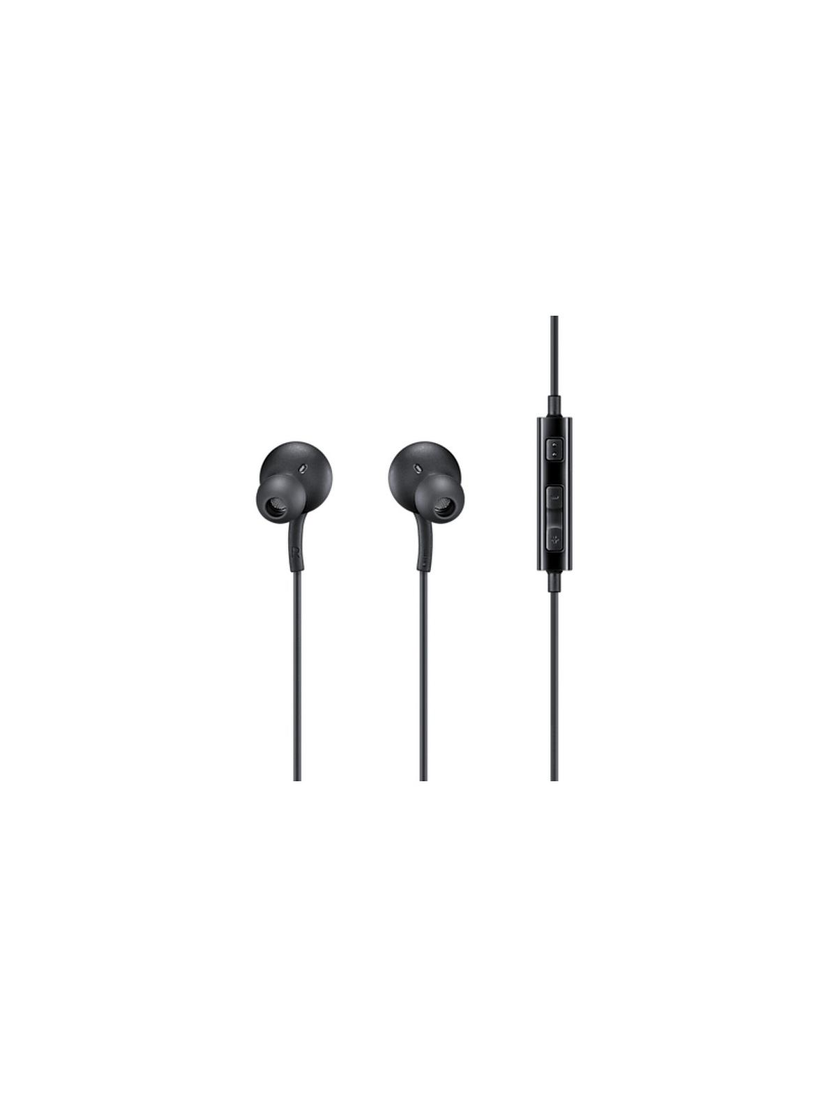 SAMSUNG oryginalne słuchawki przewodowe Jack 3,5 mm z mikrofonem EO-IA500BBEGWW czarne blister