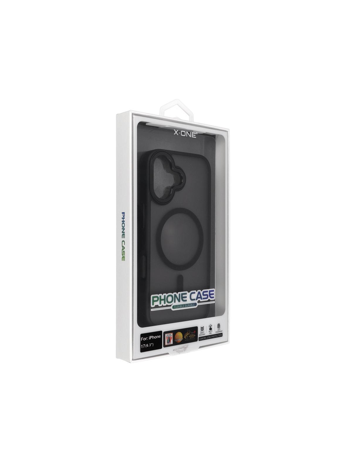 Futerał X-ONE Dropguard Magnetic Case Air (kompatybilny z MagSafe) - do Apple iPhone 17 czarny