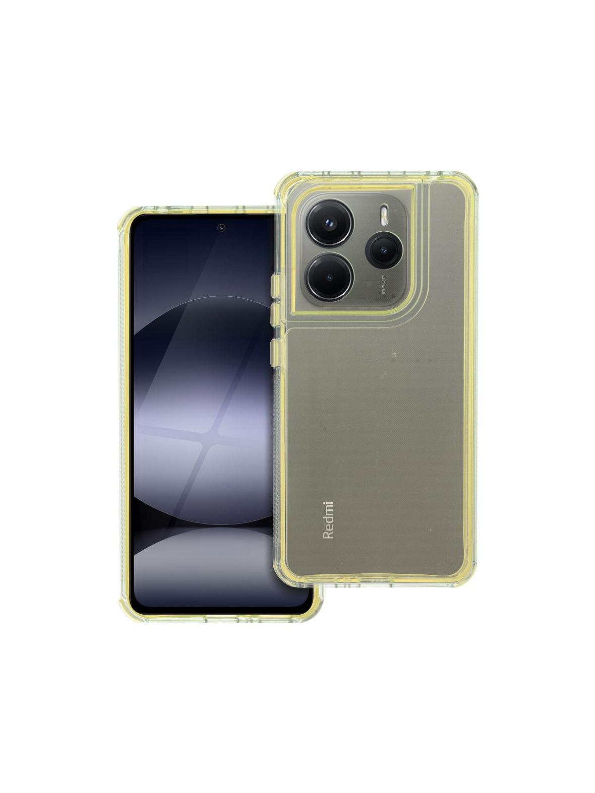 Futerał MATRIX CLEAR do XIAOMI Redmi Note 14 5G żółty