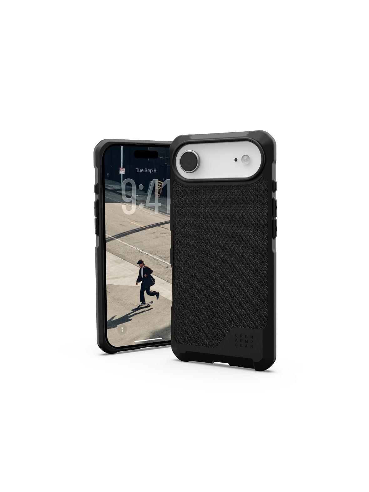 UAG Urban Armor Gear futerał METROPOLIS LT kompatybilny z MagSafe do IPHONE 17 Air Max kevlar black