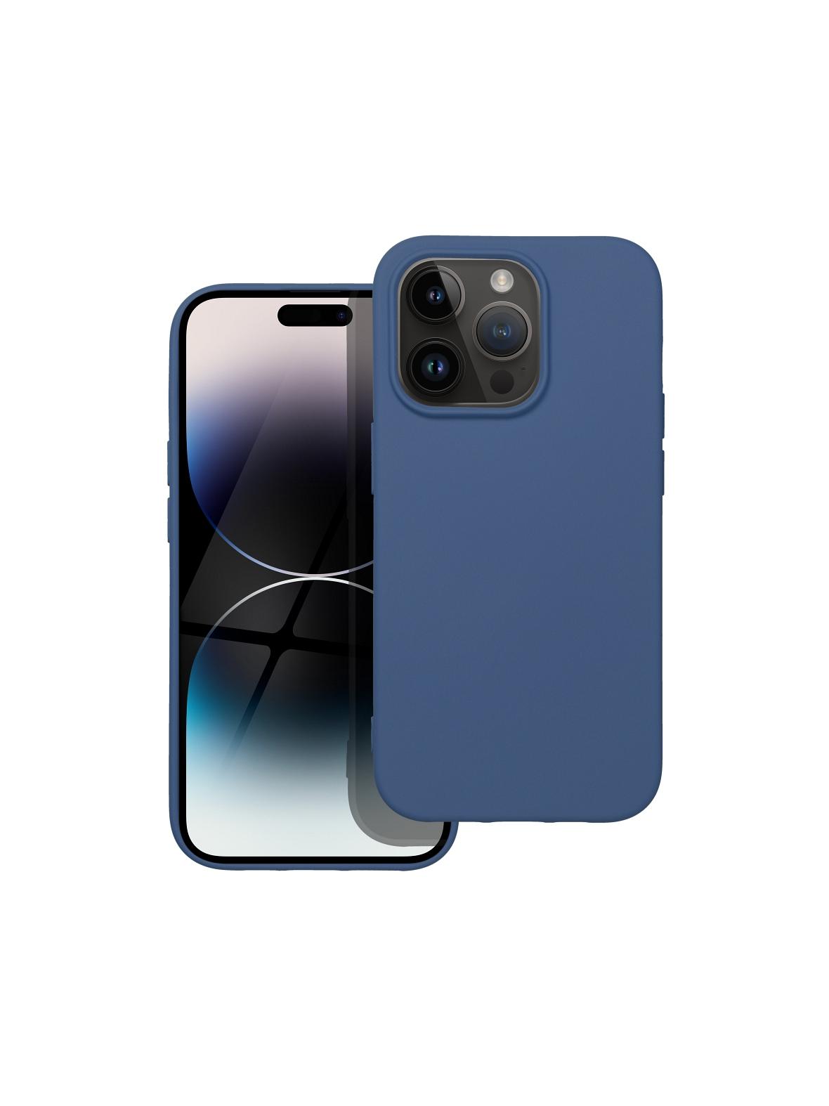 Futerał SILICONE do IPHONE 14 Pro niebieski