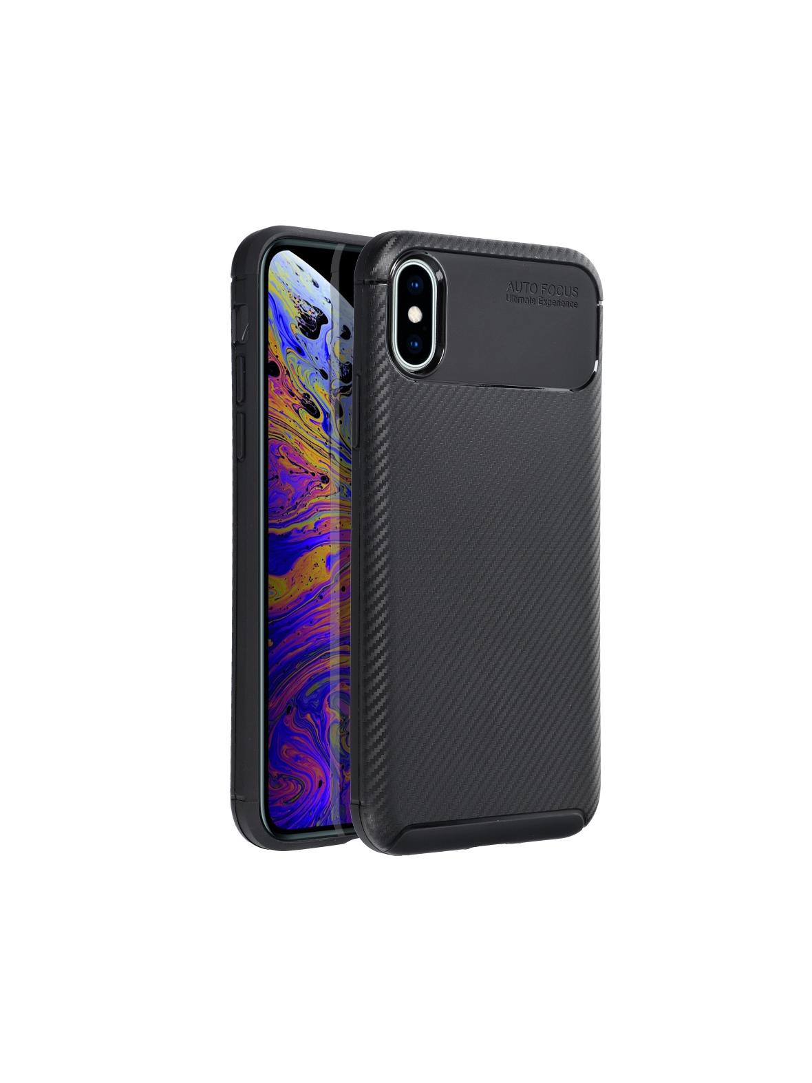 Futerał CARBON PREMIUM do IPHONE X / XS czarny