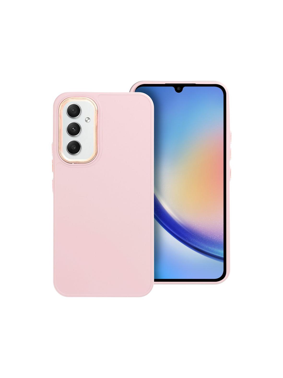 Futerał FRAME do SAMSUNG A54 5G pudrowy róż
