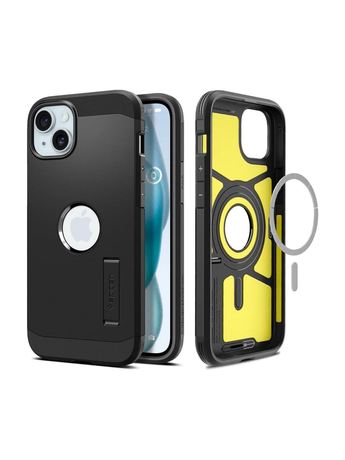 SPIGEN futerał TOUGH ARMOR MAG kompatybilny z MagSafe do IPHONE 15 black