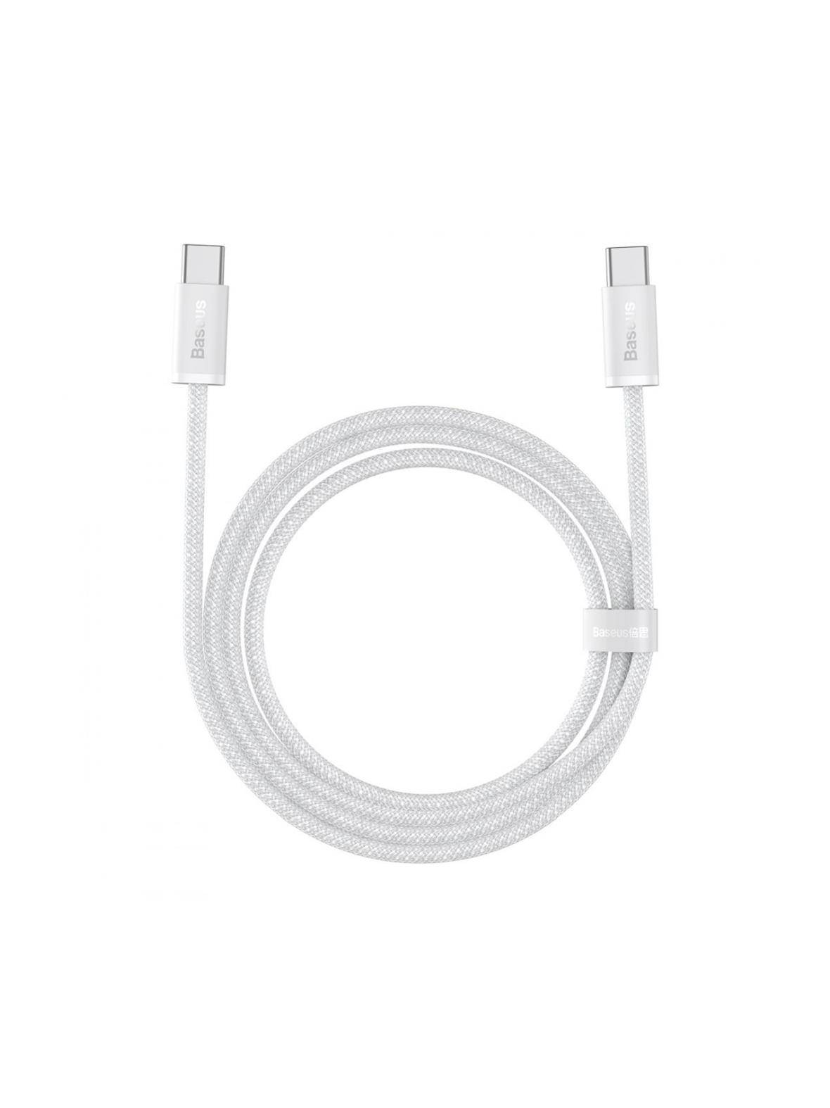 BASEUS kabel Typ C do Typ C PD100W Power Delivery Dynamic Series CALD000302 2m biały