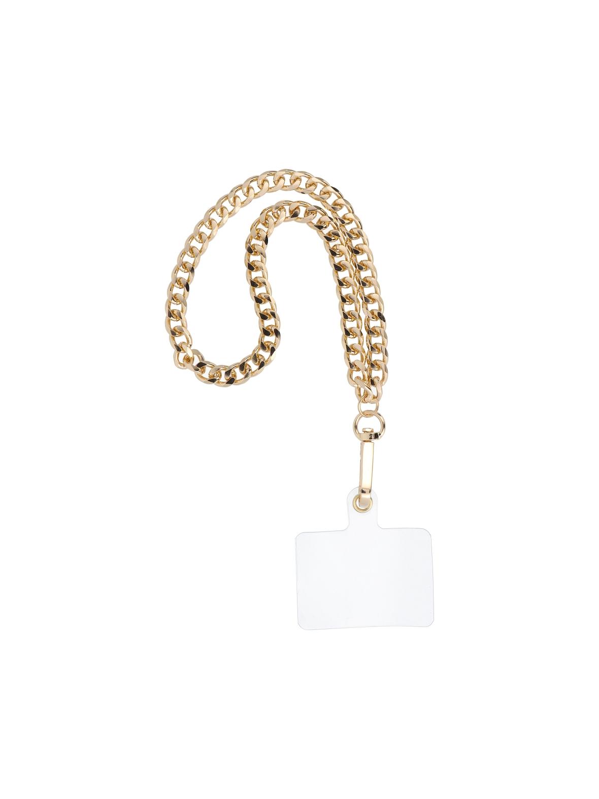 Smycz do telefonu, Zawieszka do telefonu - CHAIN #41 / długość sznura 40cm (20cm w pętli) / na nadgarstek - złoty