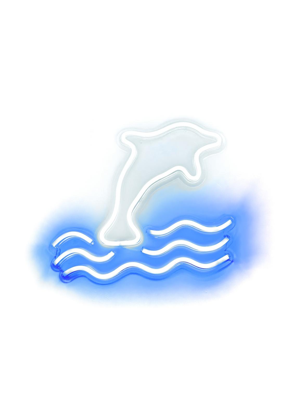 NEON NA ŚCIANĘ LED na USB - Delfin model