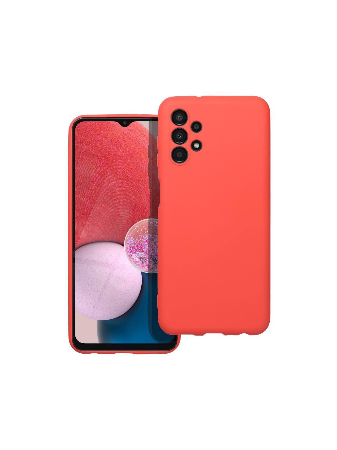 Futerał SILICONE do SAMSUNG A13 4G brzoskwiniowy