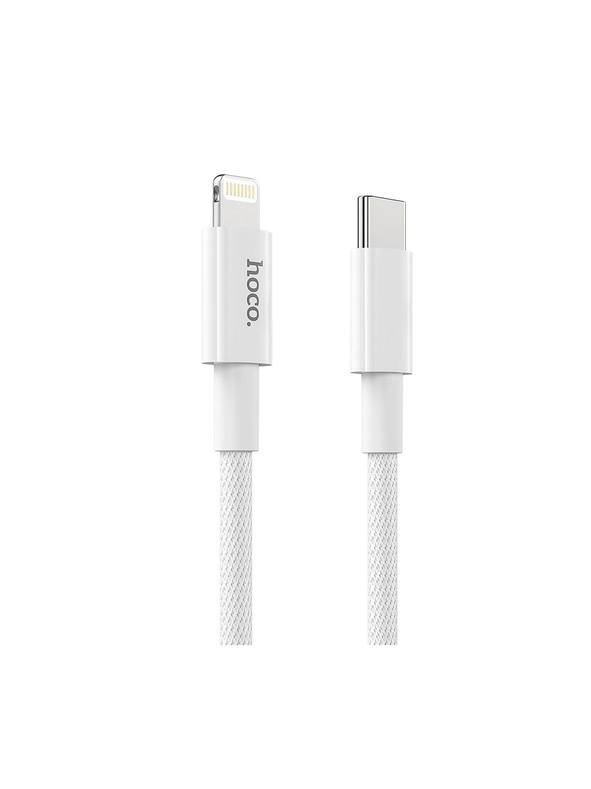Kabel USB C do Lightning Hoco PD 3A 20W 1 m X56 biały