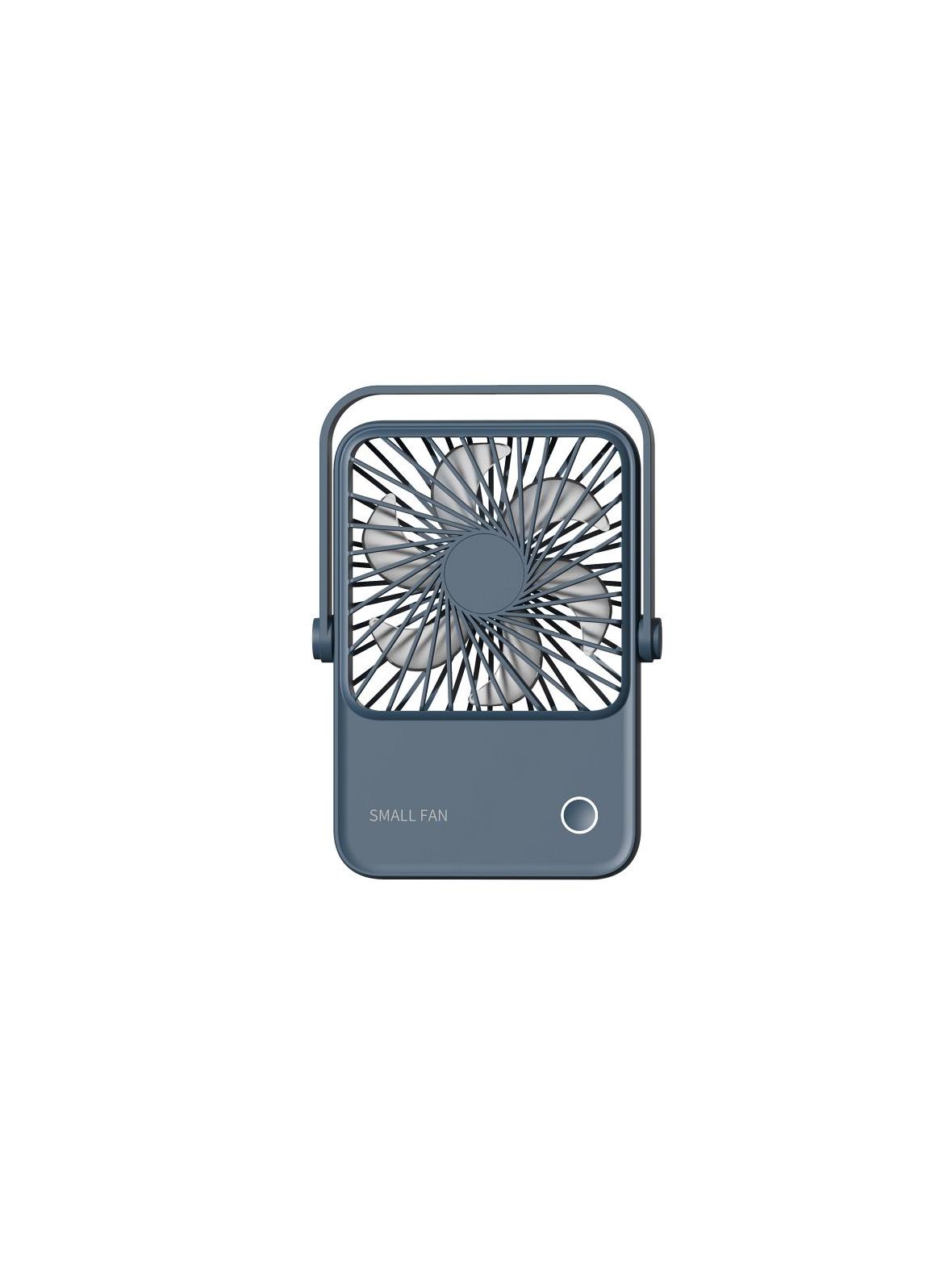 Wentylator / wiatrak biurkowy z regulowaną podstawką HX-122 ciemny niebieski