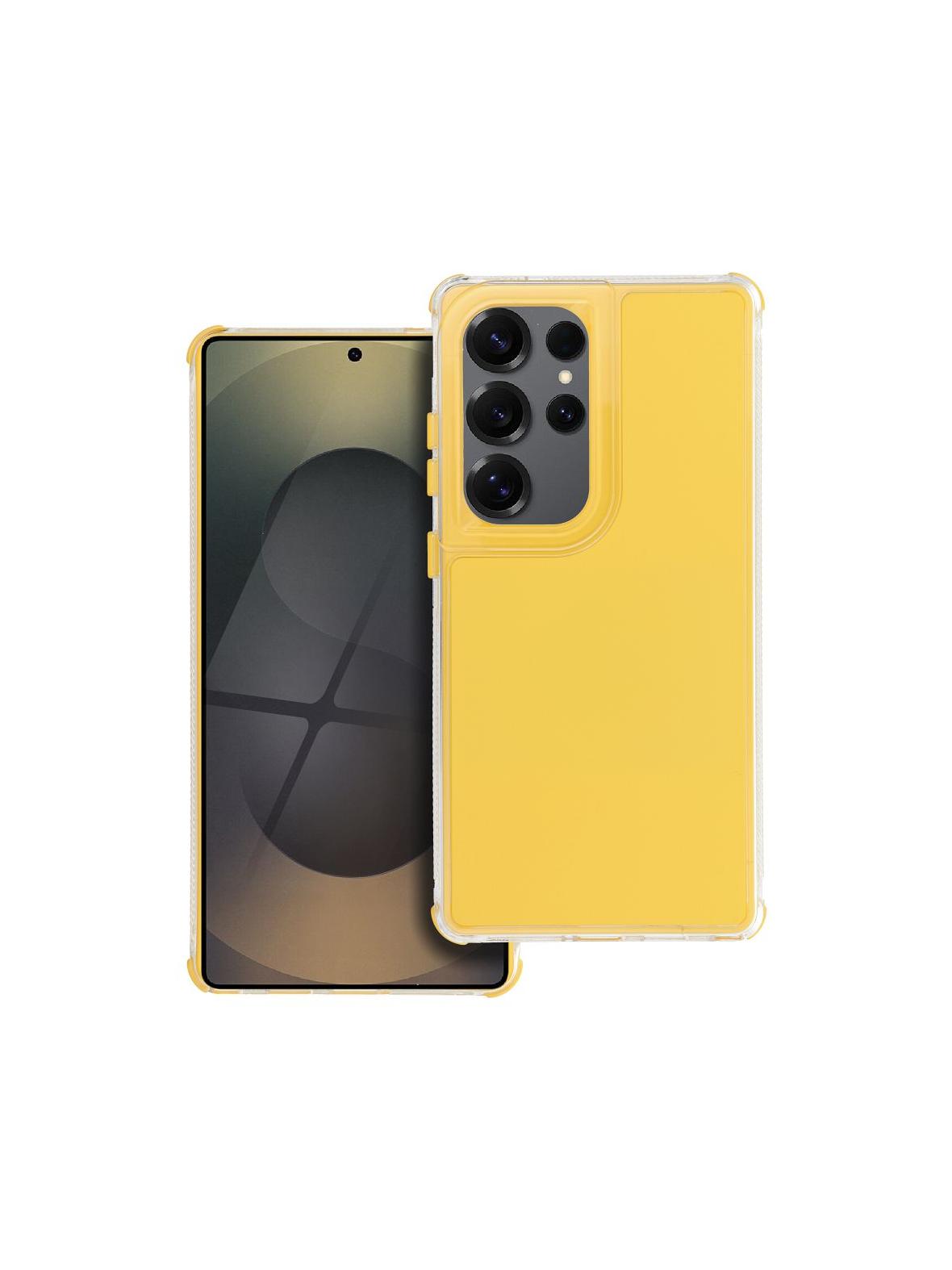 Futerał MATRIX do SAMSUNG S25 Ultra żółty