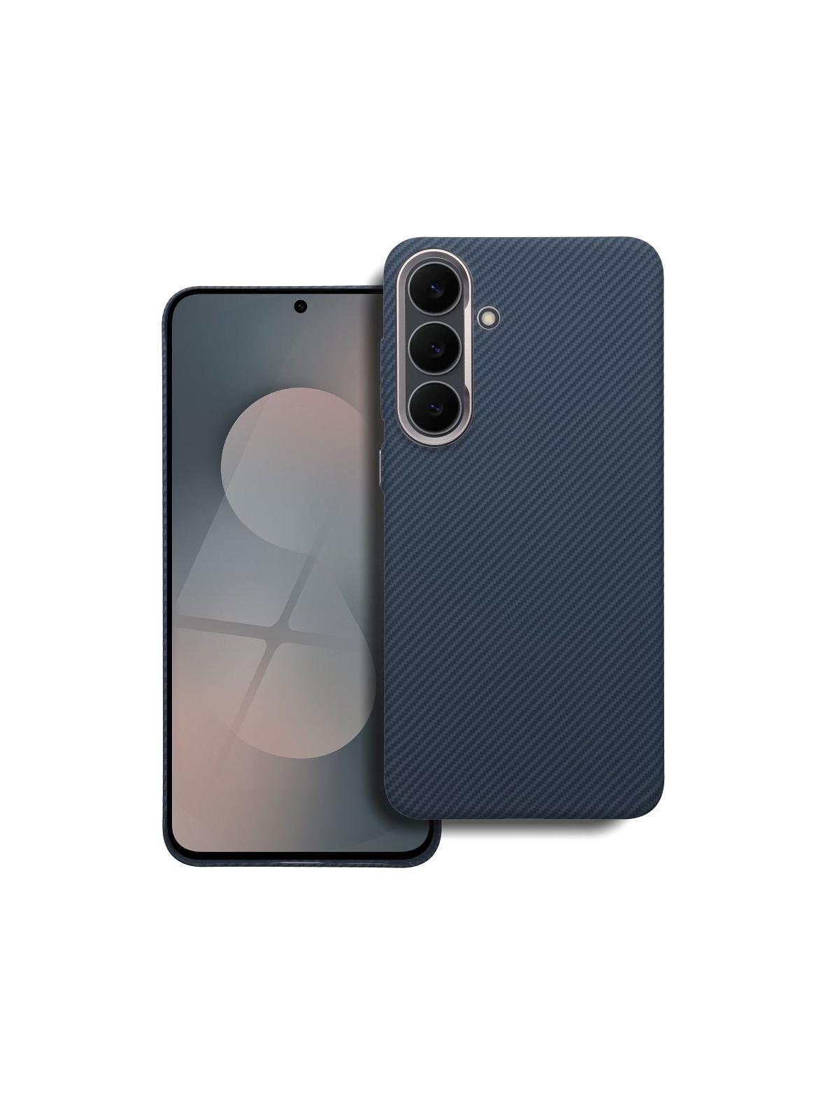 Futerał do Samsung A17 Kevlar zgodny z MagSafe niebieski