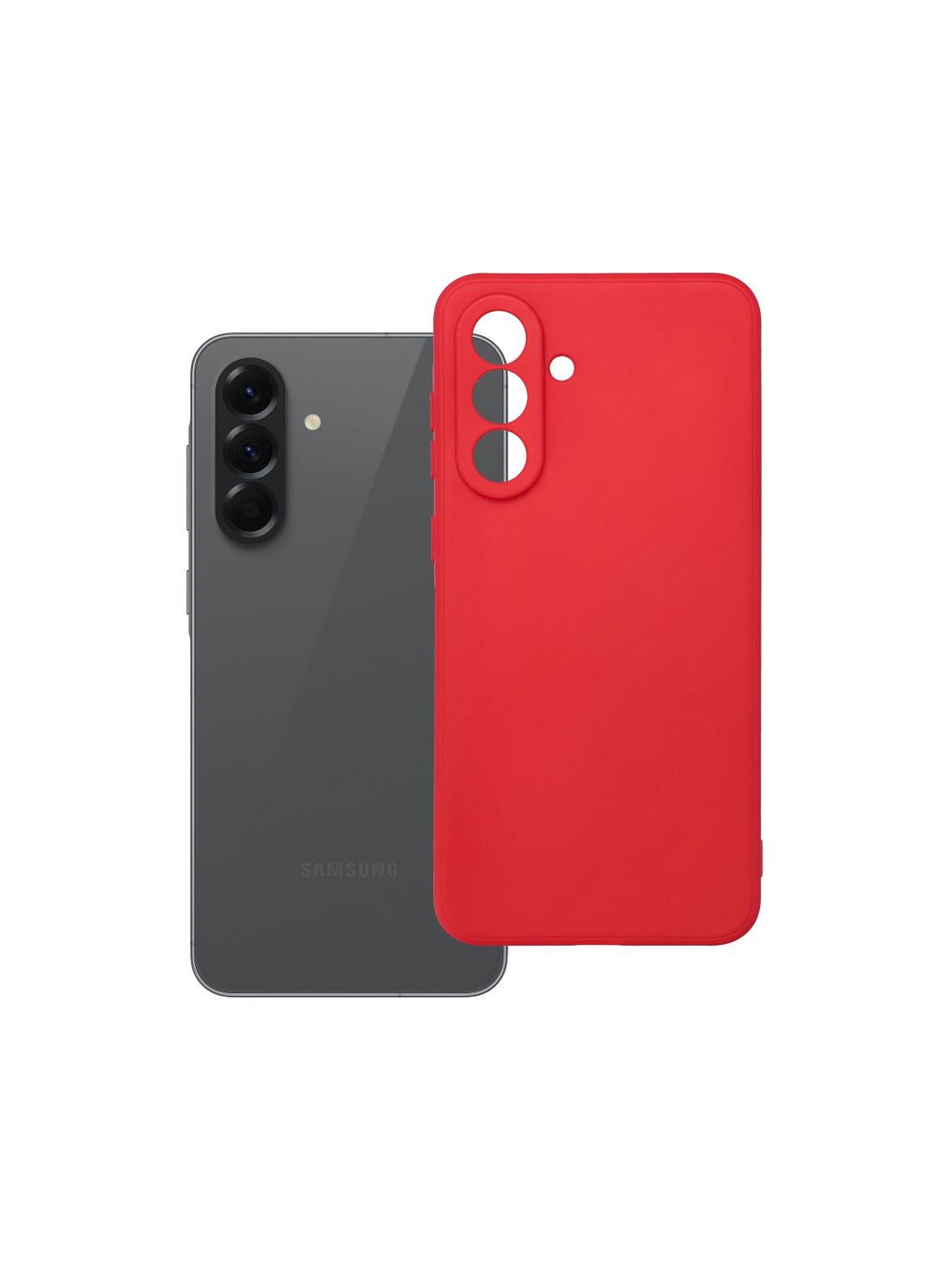 Futerał SOFT do SAMSUNG A56 5G czerwony