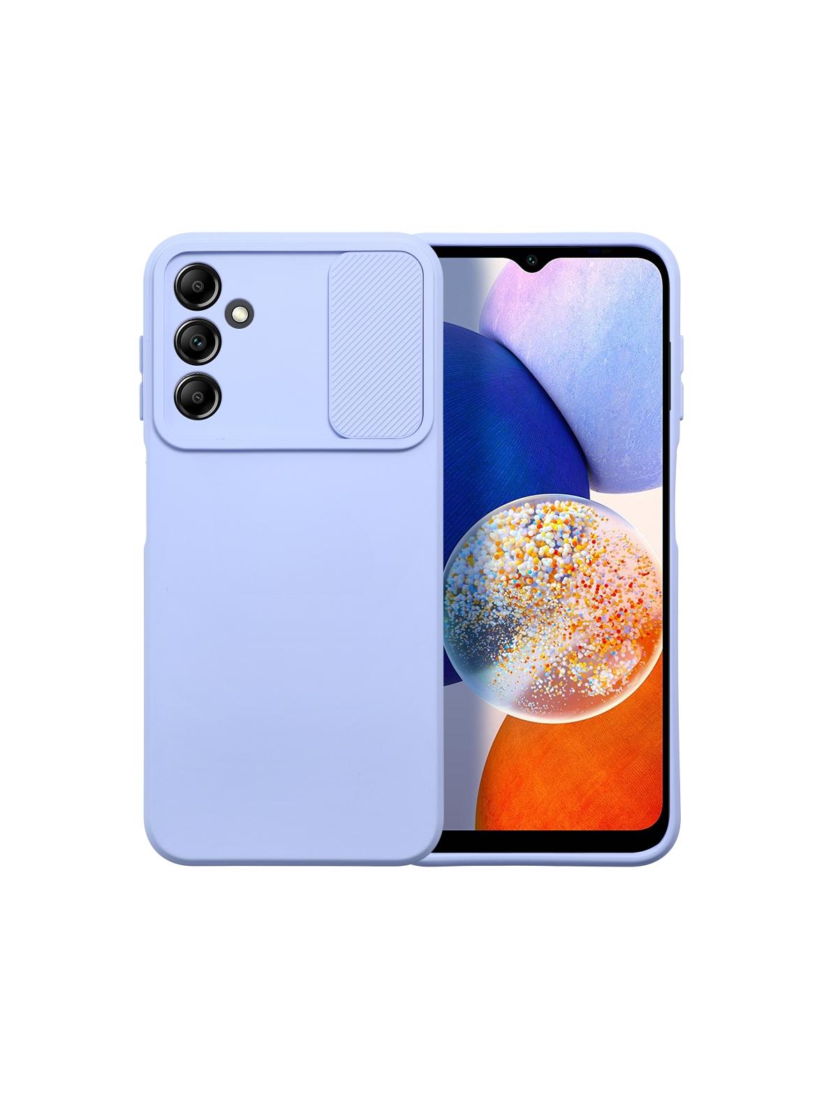 Futerał SLIDE do SAMSUNG A14 5G / A14 4G lawendowy