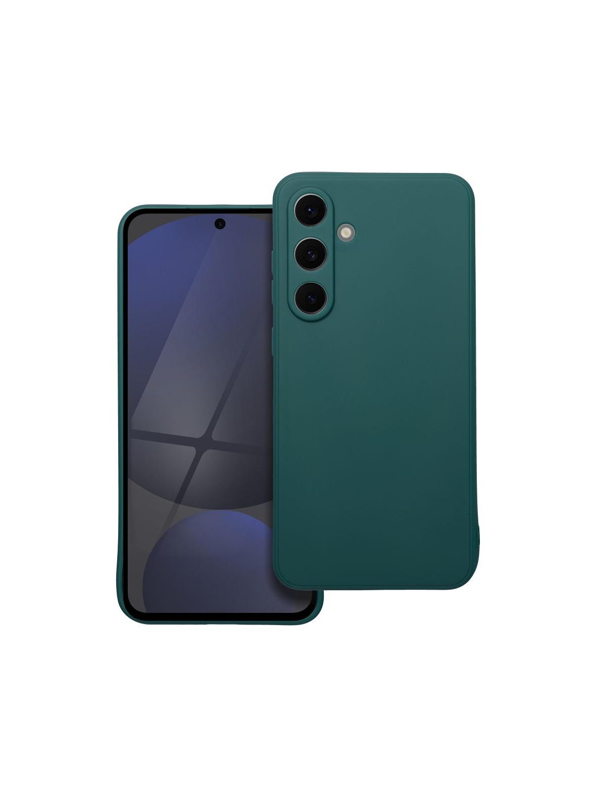 Futerał MATT do SAMSUNG S24 FE ciemnozielony