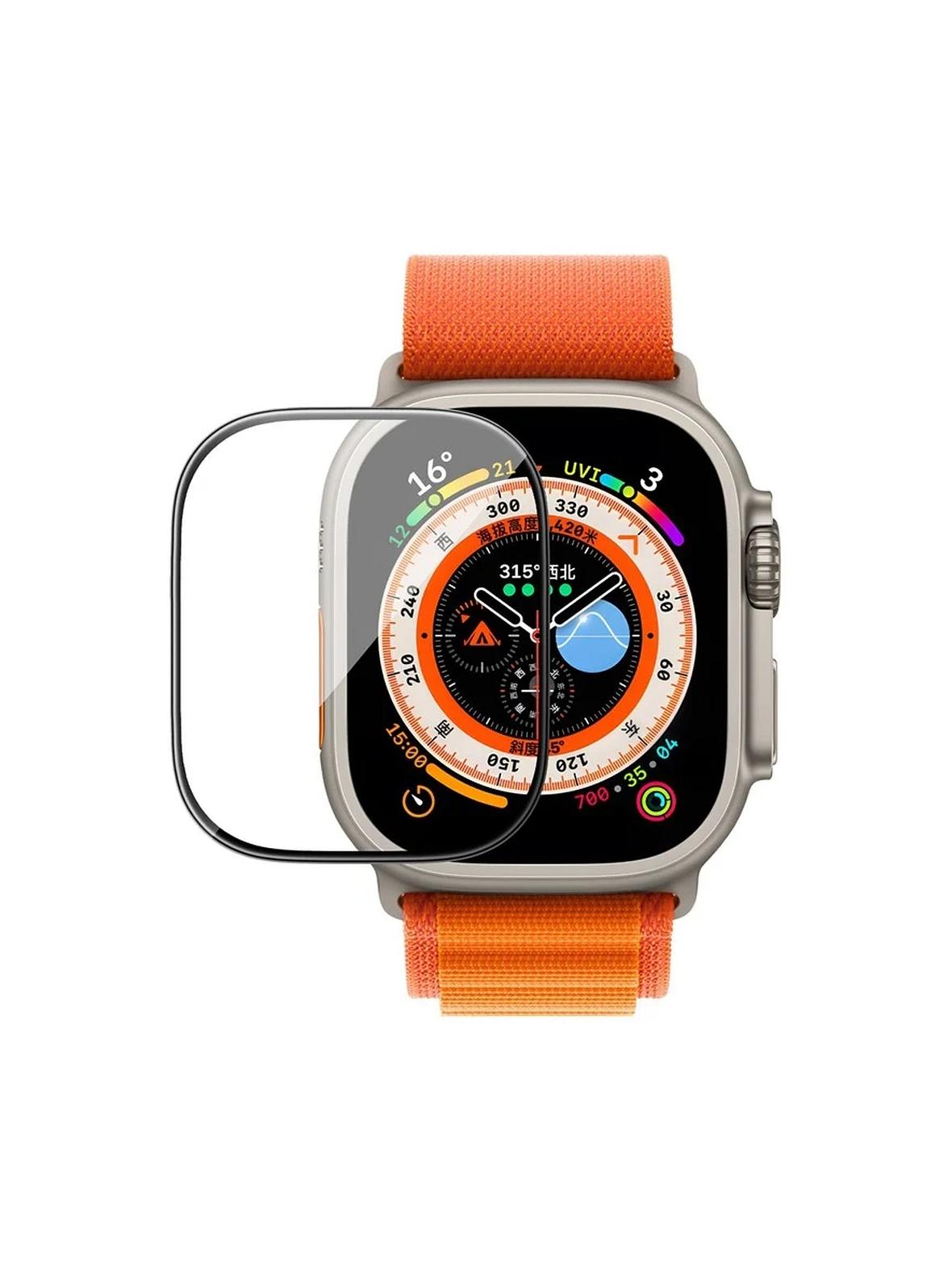 Wiwu - Szkło hartowane z aplikatorem Easy Install do Apple Watch 46mm